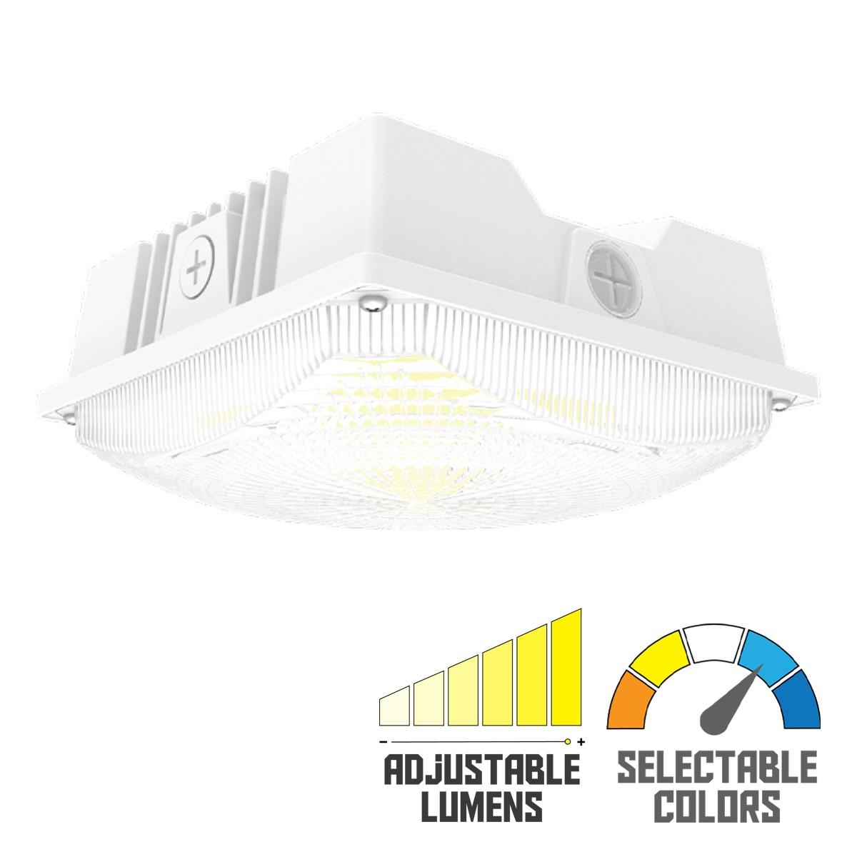 Keystone XFIT LED Square Canopy Light Fixture