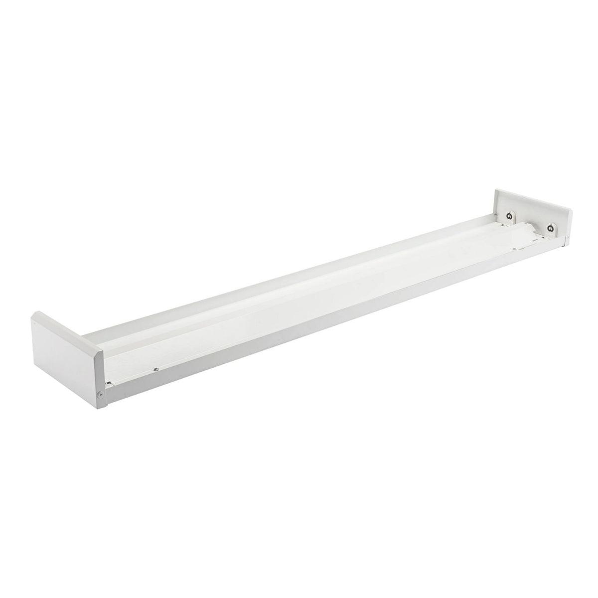 4ft T8 2-Lamp LED Ready Wrap Fixture, Single End Wiring, Bulbs Not Included - Bees Lighting