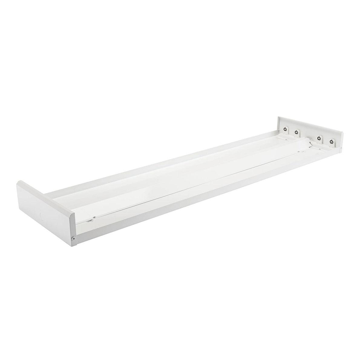 4ft T8 4-Lamp LED Ready Wrap Fixture, Single End Wiring, Bulbs Not Included - Bees Lighting