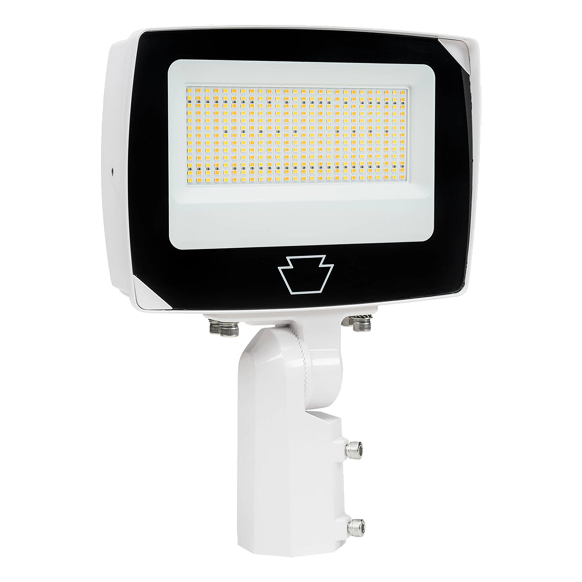 LED Flood Light, 15000 Lm, 100W, 30K|40K|50K, Slipfitter|Trunnion, Photocell, 120-277V, White - Bees Lighting