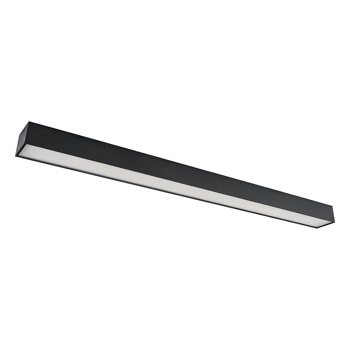 8ft LED Linear Light, 80W, 10400 Lumens, 5 CCT Selectable, Black, 120-277V