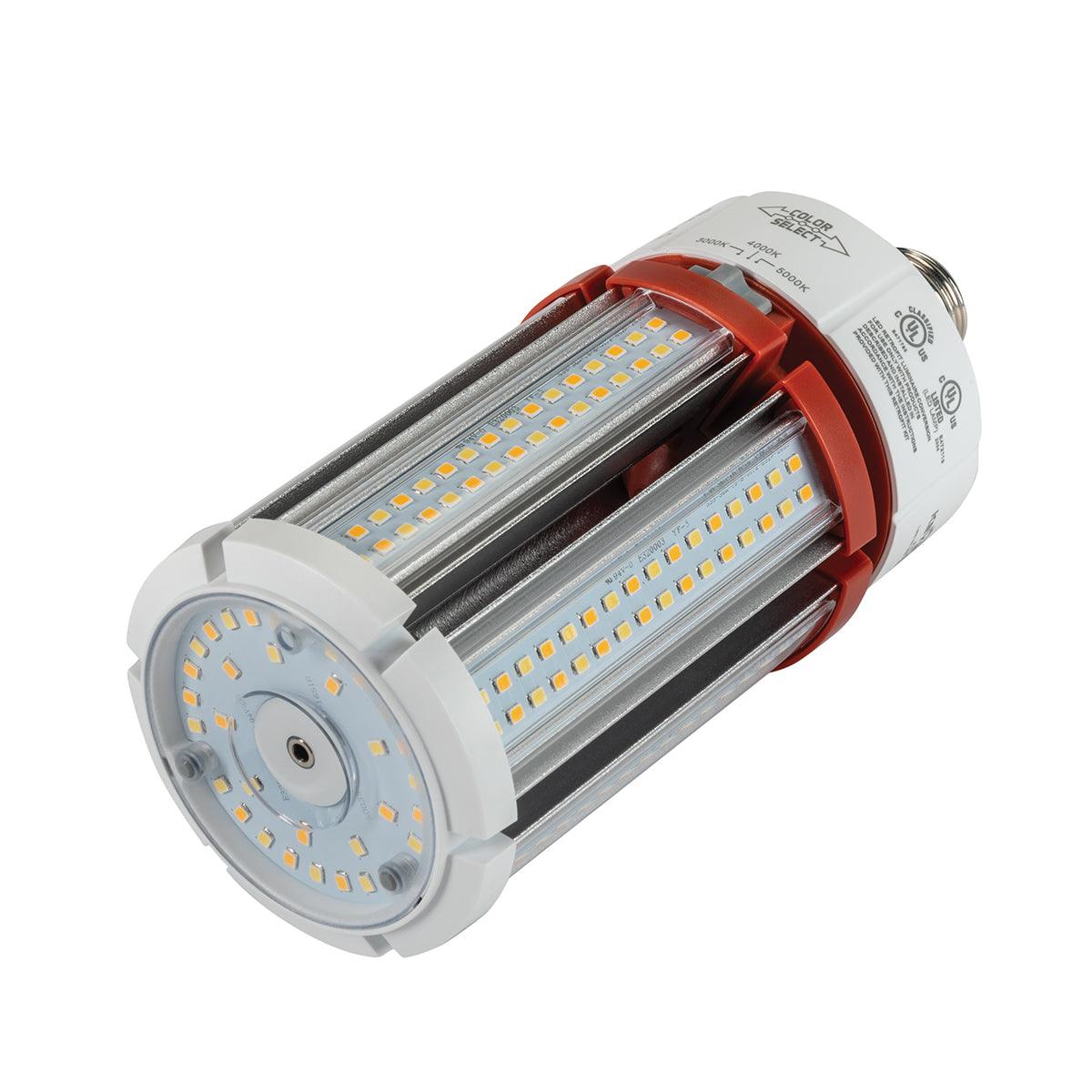 LED Corn Bulb, 18W|27W|36W, 5200lm, Selectable CCT, 150W MH Equal, E26 Base, 120-277V - Bees Lighting