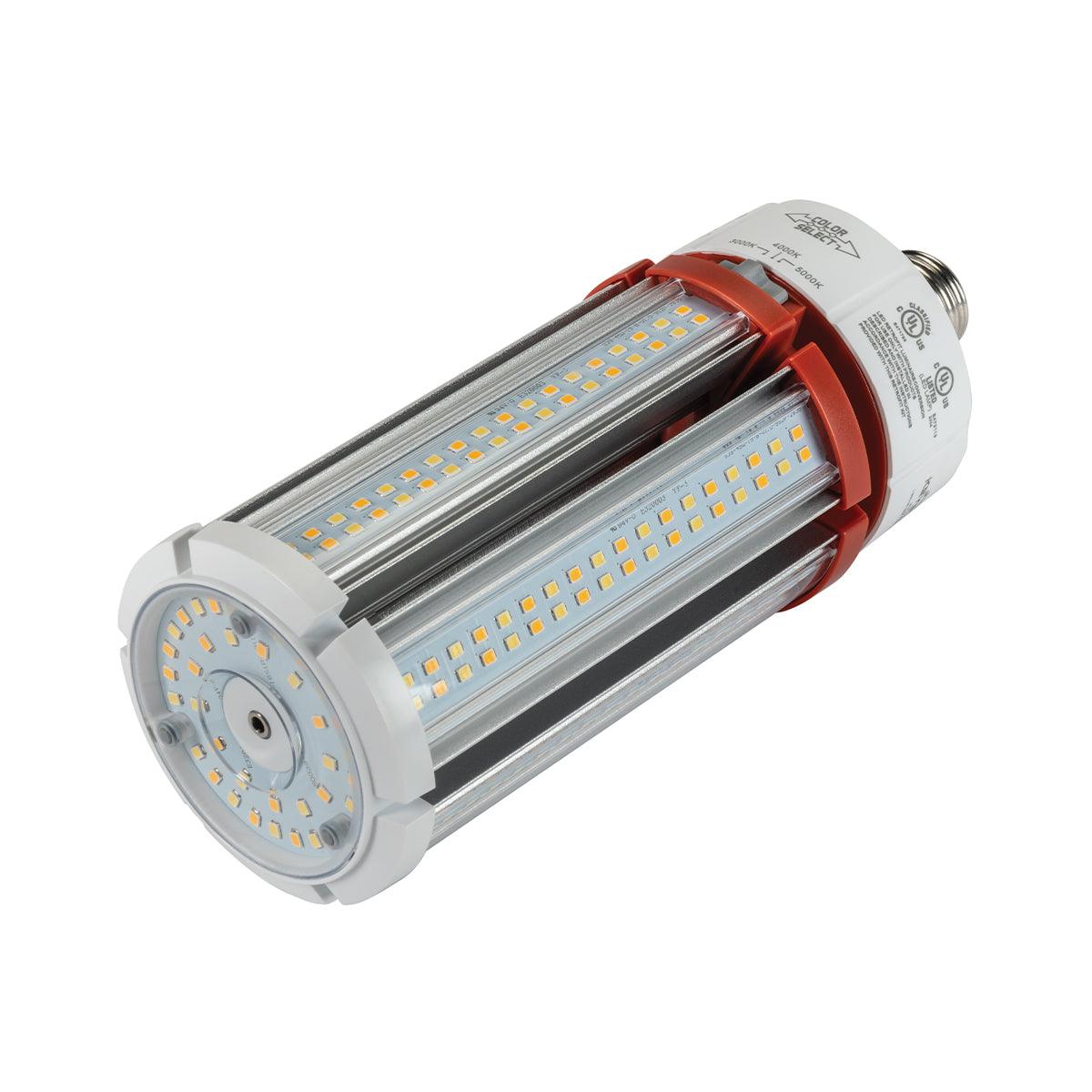 LED Corn Bulb, 27W|36W|45W, 6300lm, Selectable CCT, 175W MH Equal, E26 Base, 120-277V - Bees Lighting