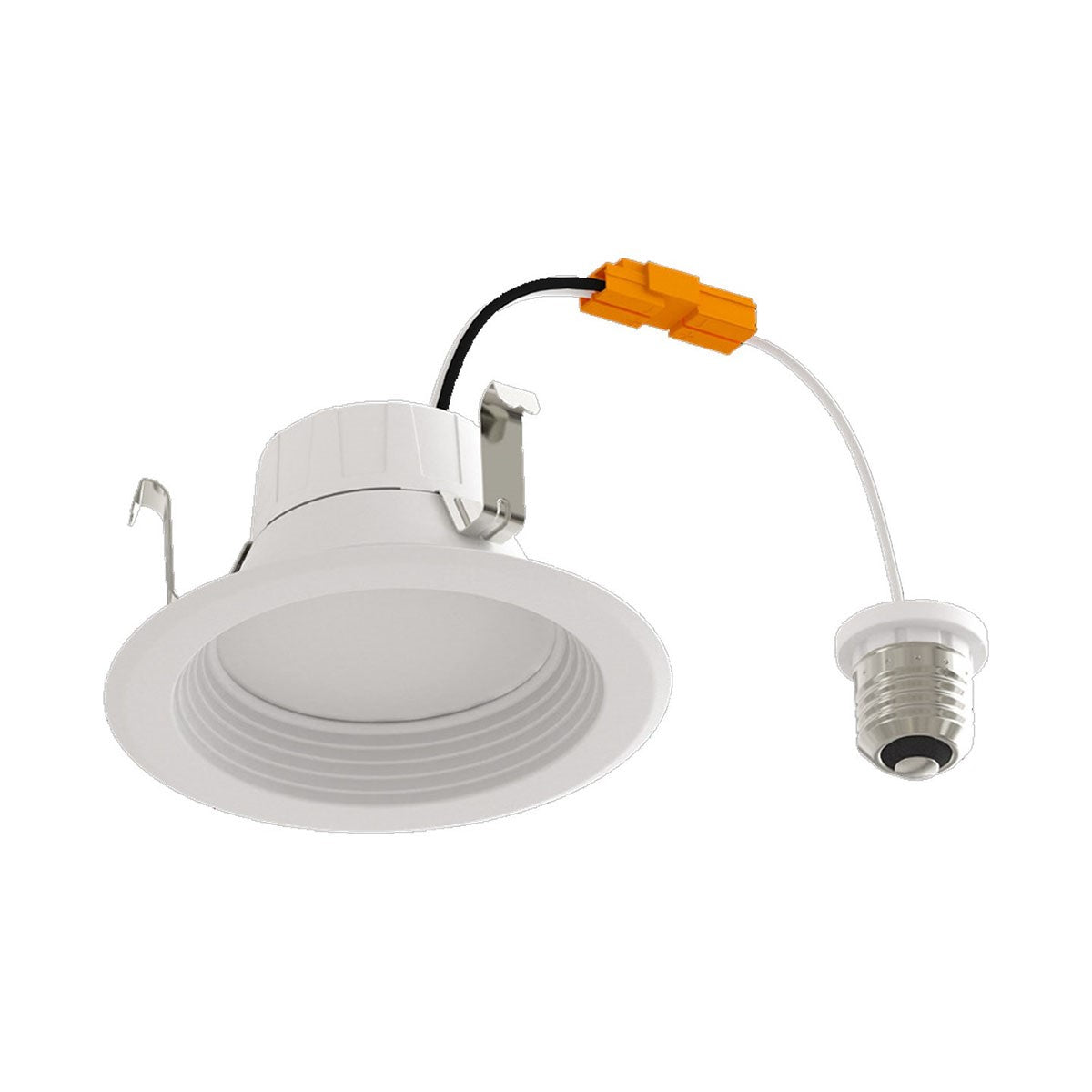 Aviva 4" LED Recessed Can Light, 8 Watts, 700 Lumens, 27K|30K|35K|40K|50K, Baffle Trim