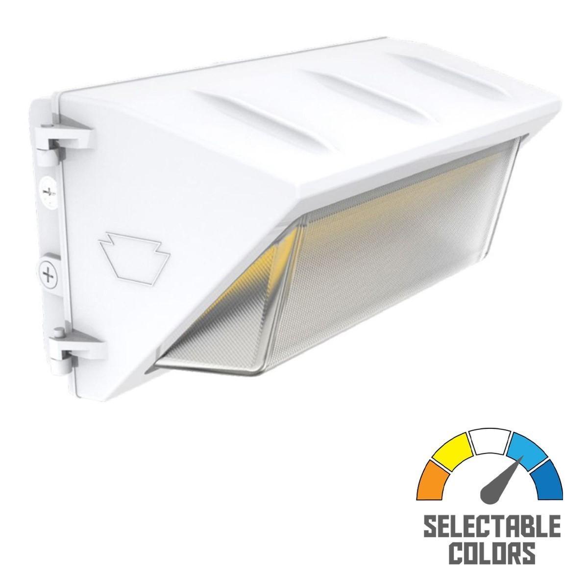 LED Wall Pack With Photocell, 120 Watts, 17860 Lumens, 30K/40K/50K, 120-277V - Bees Lighting