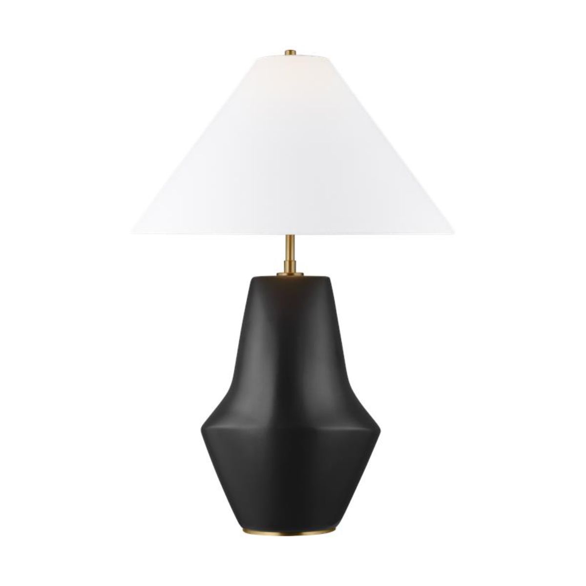 Contour Short Table Lamp Coal Finish