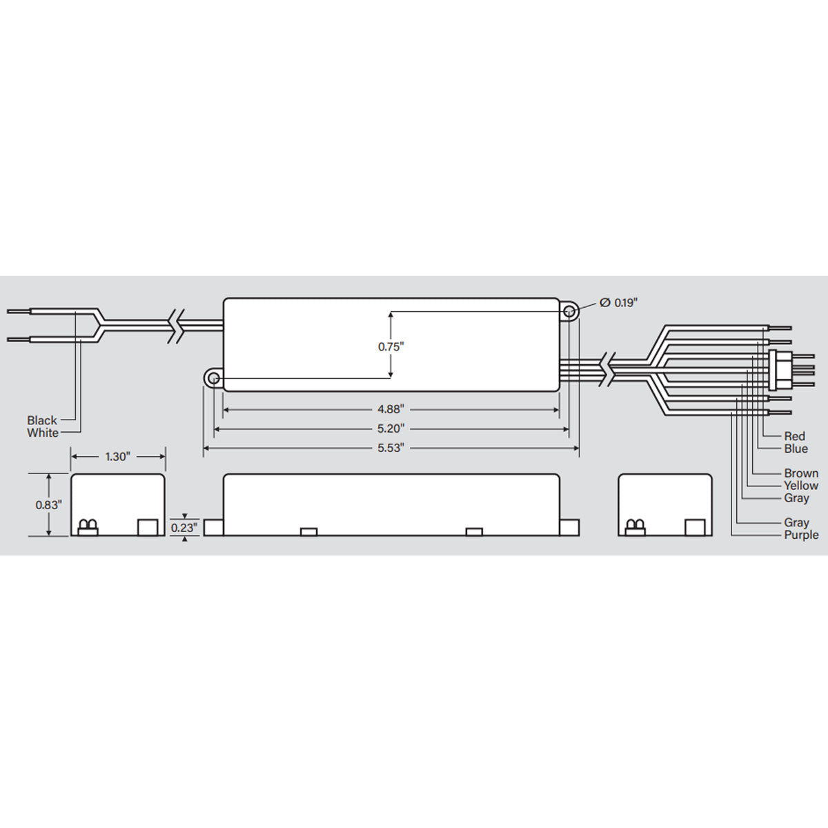 SmartCurrent 20Watts, USB Programmable LED Driver 200-730mA, 0-10V Dimming, 120-277V