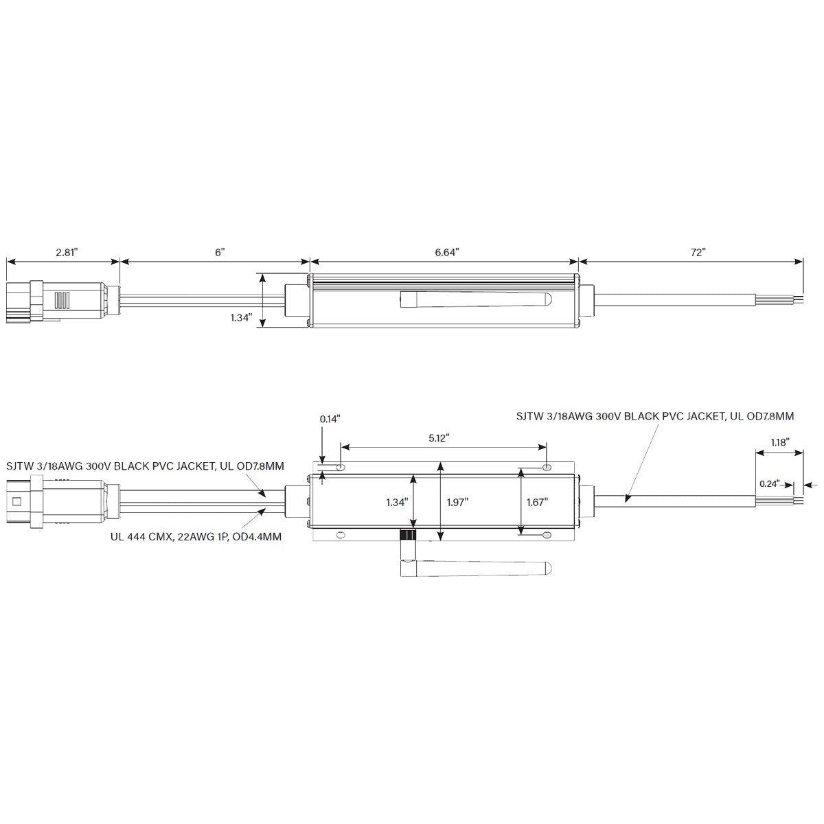 Smartloop Wireless DMX Controller 120-277V 6A Pass Through Current, Bluetooth 4.2 Wireless Protocol, 100ft Wireless Range - Bees Lighting