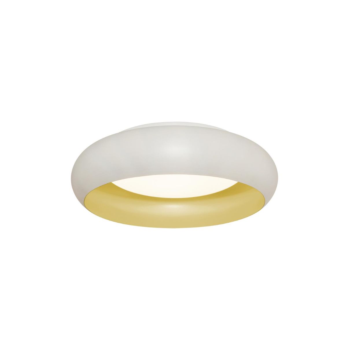 Kayce 12 In. LED Flush Mount Light White Finish - Bees Lighting