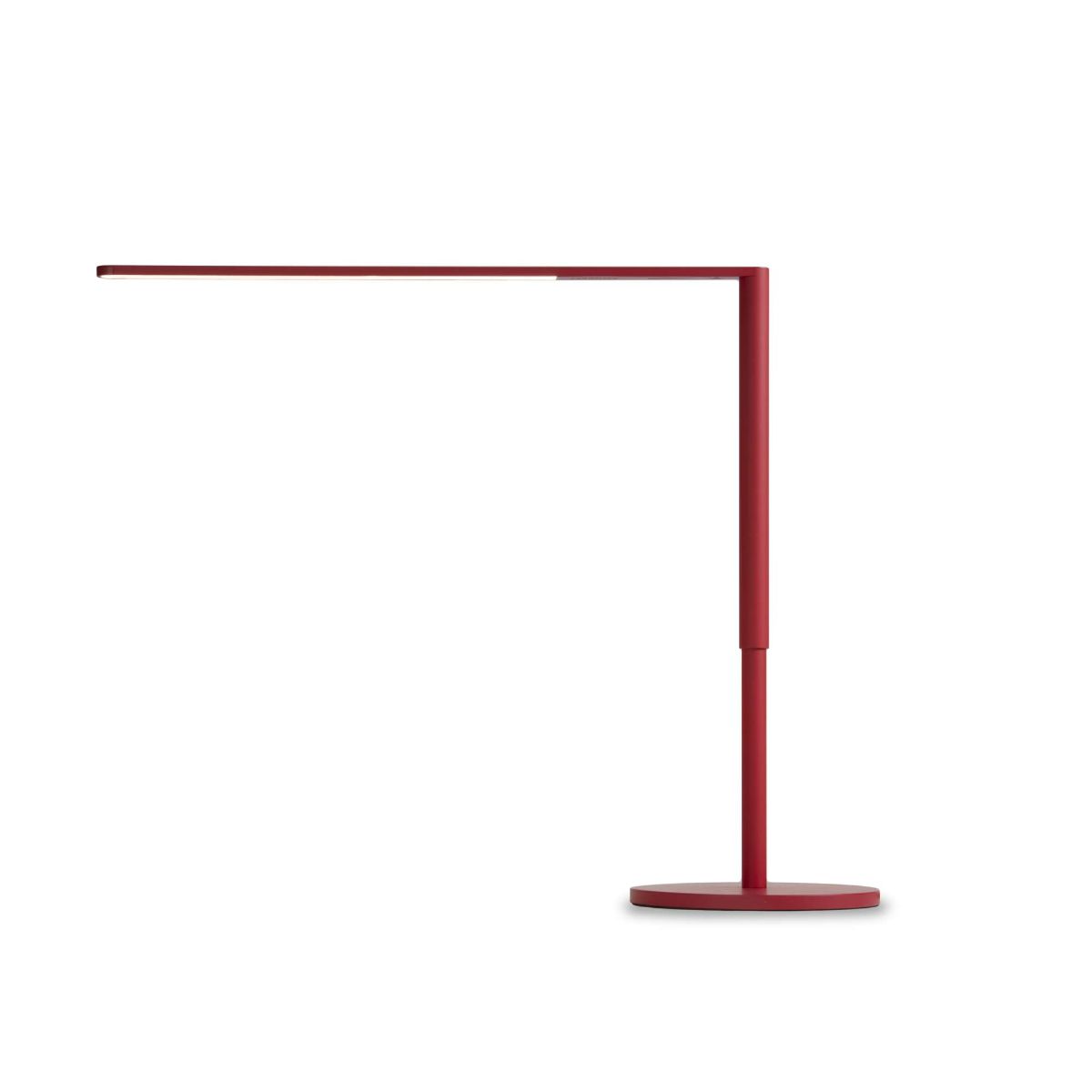 Lady7 Matte Red Contemporary LED Desk Lamp and USB Port