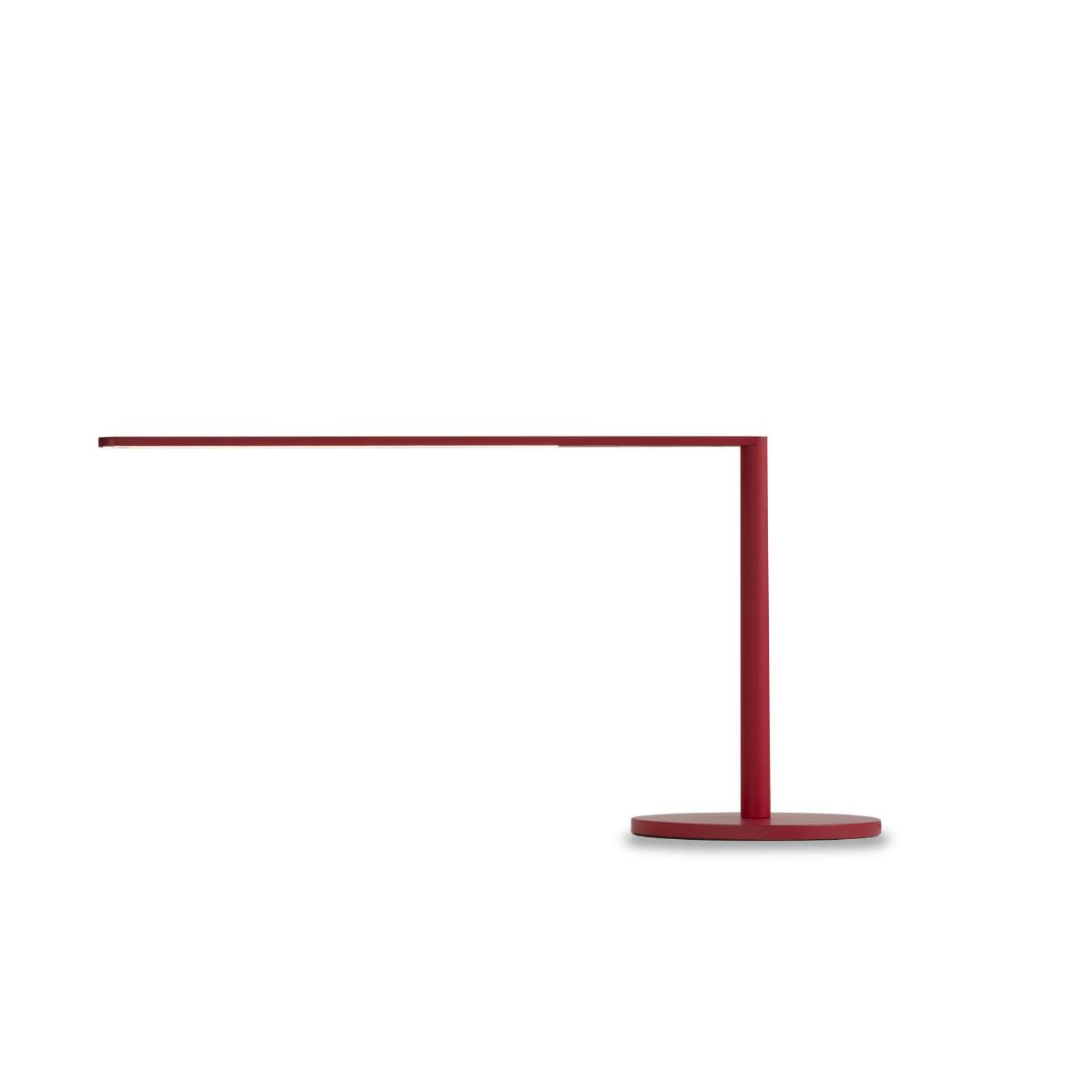 Lady7 Matte Red Contemporary LED Desk Lamp and USB Port