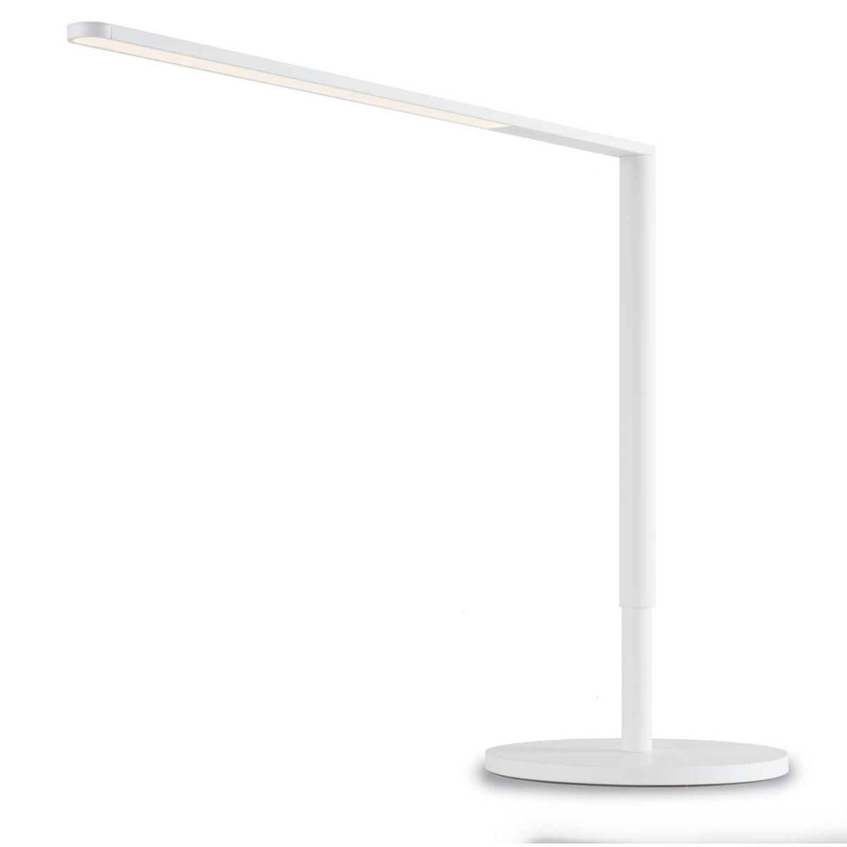 Lady7 Matte White Contemporary LED Desk Lamp and USB Port