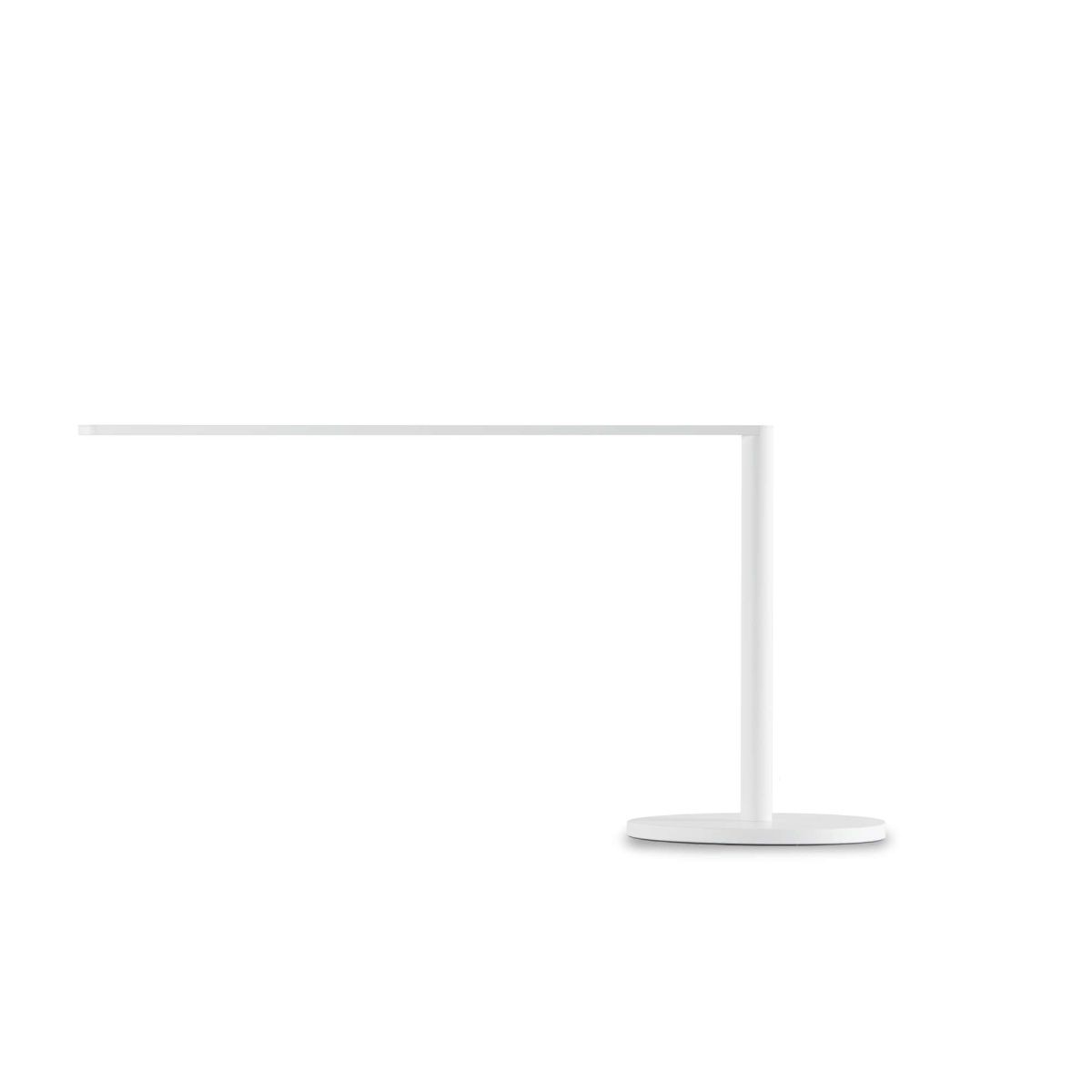 Lady7 Matte White Contemporary LED Desk Lamp and USB Port