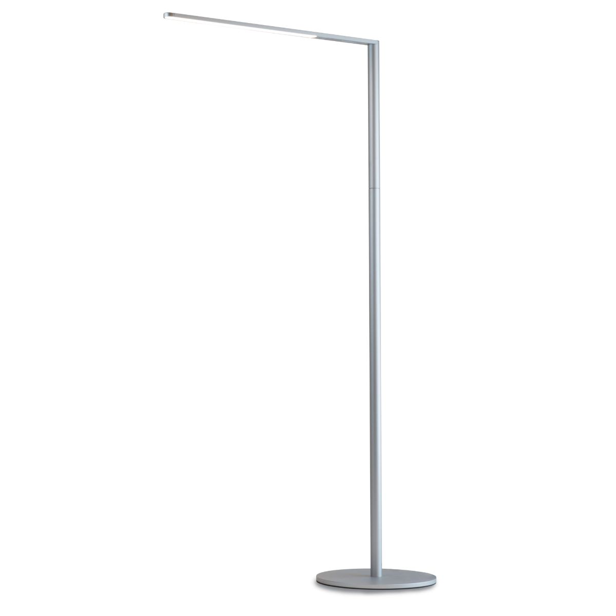 Lady7 Silver Contemporary LED Floor Lamp with USB Port