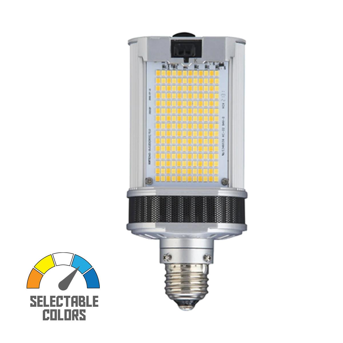 Wall Pack Retrofit LED Lamp, 30 Watts, 4300 Lumens, 30K|40K|50K, E26 Base, 120-277V - Bees Lighting