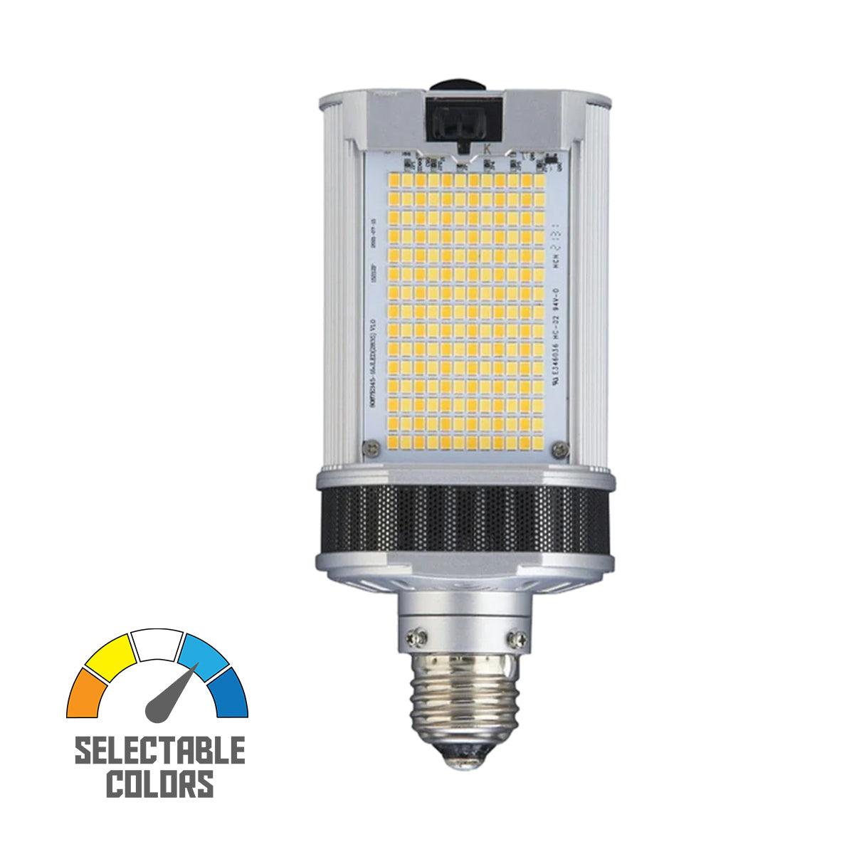 Shoe Box Retrofit LED Lamp, 80 Watts, 10800 Lumens, 30K|40K|50K, EX39 Mogul Base, 120-277V - Bees Lighting