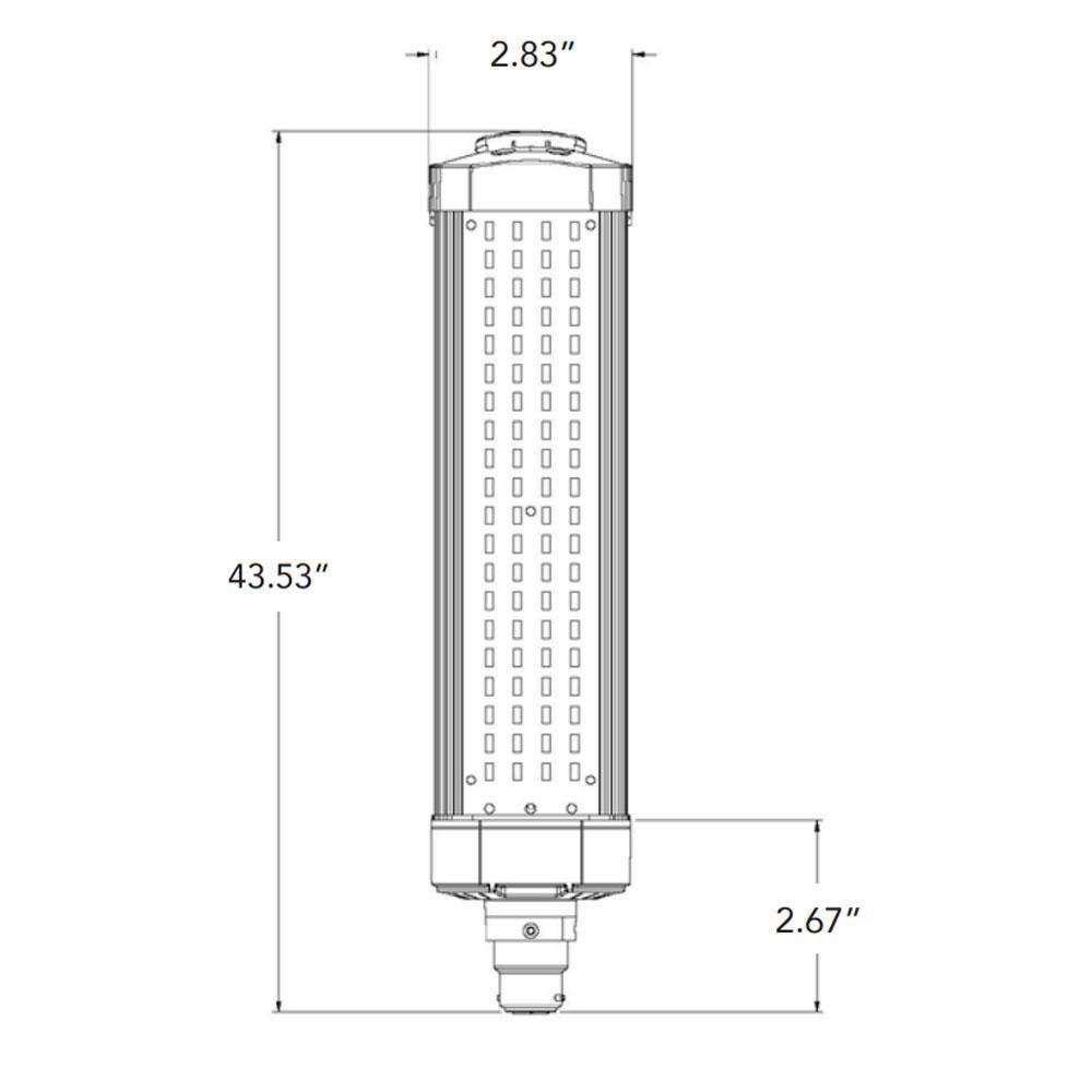 SOX Retrofit LED Lamp, 100W, 11600 Lumens, 2200K, Relpaces 180W LPS, Bayonet Base, 120-277V - Bees Lighting