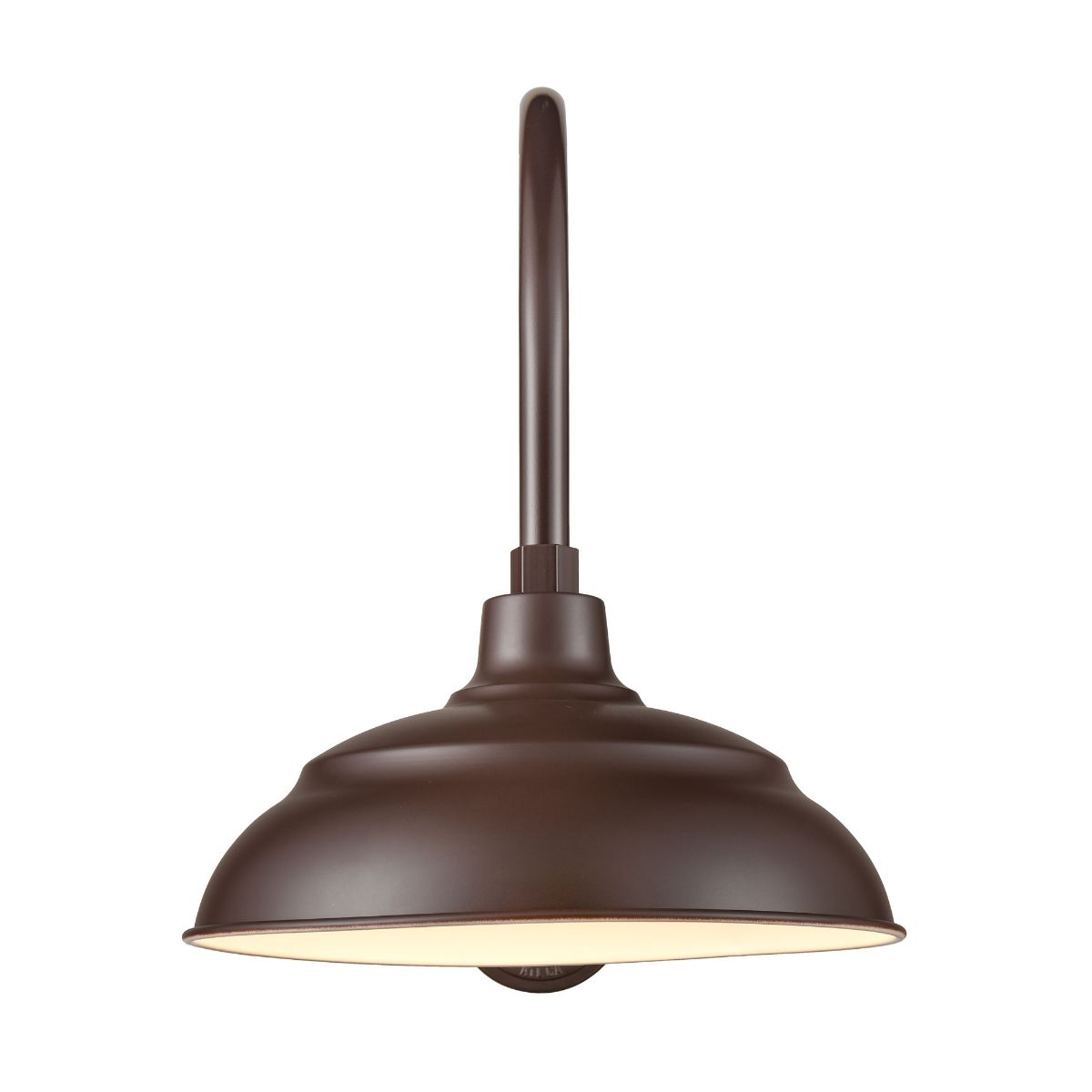 R Series 14 in. LED Bronze Outdoor Warehouse Shade with 3/4 in. Fitter - Bees Lighting