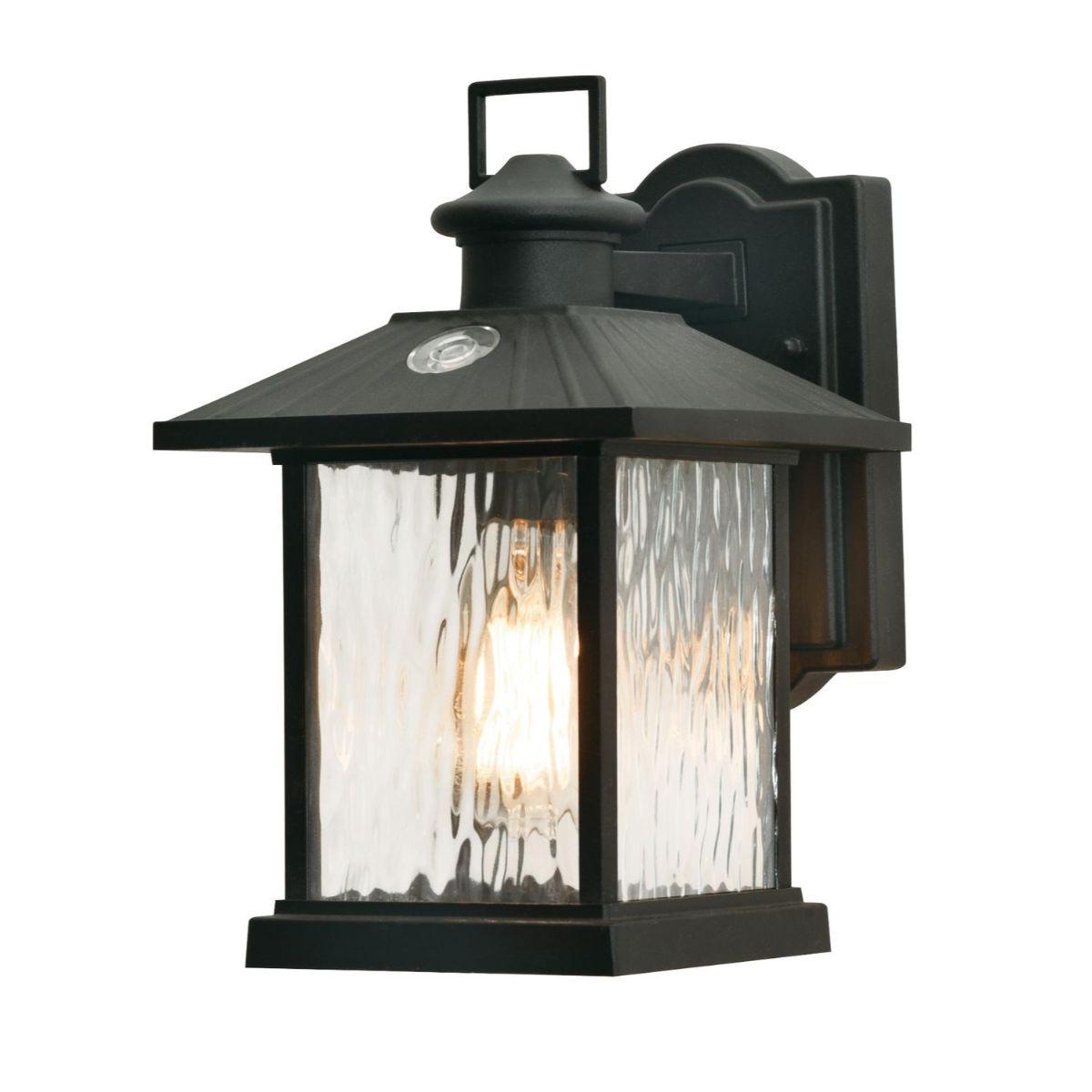 Lennon 11 in. Outdoor Wall Light Black Finish - Bees Lighting