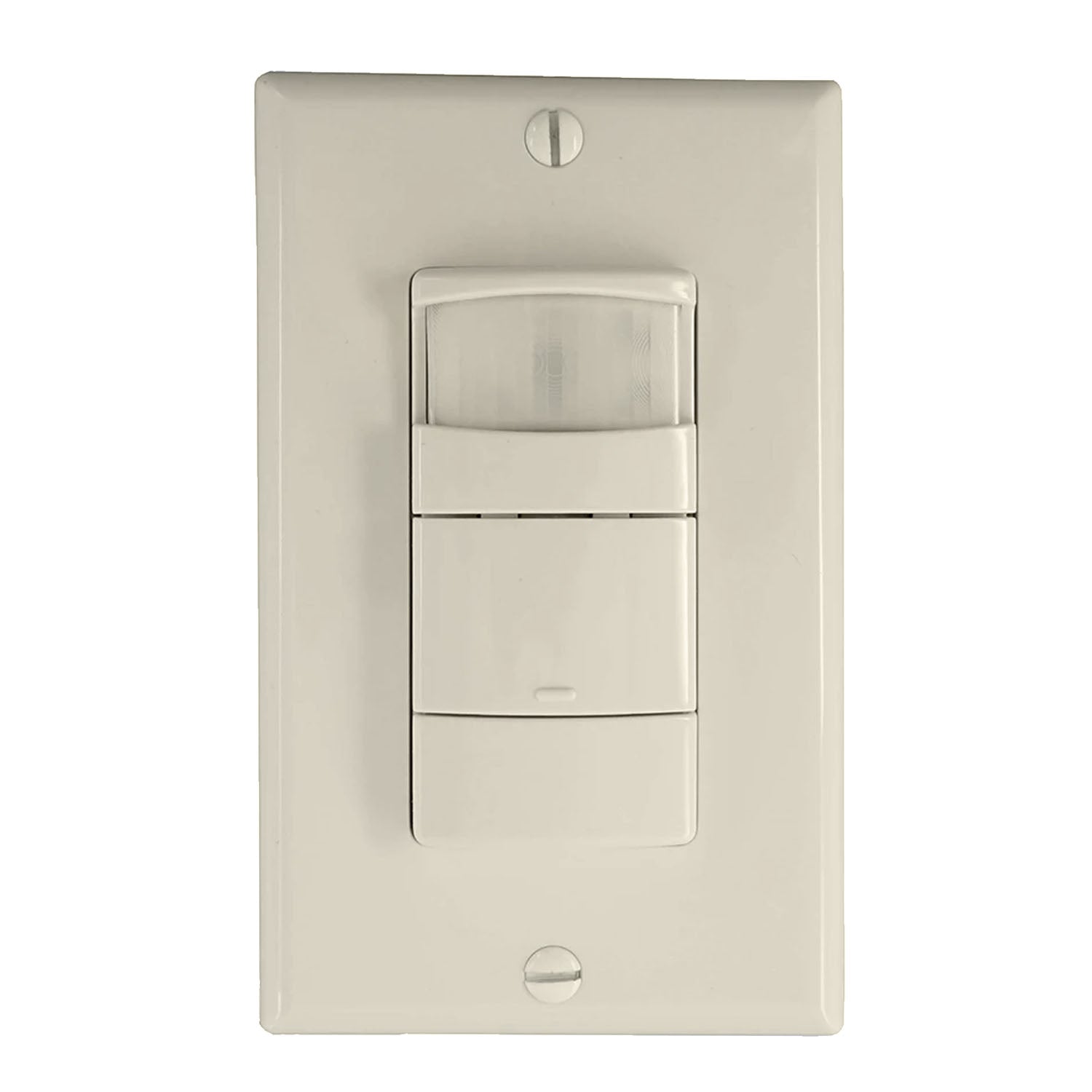 8 Amp Single Pole Occupancy Motion Sensor In-Wall Switch Ivory