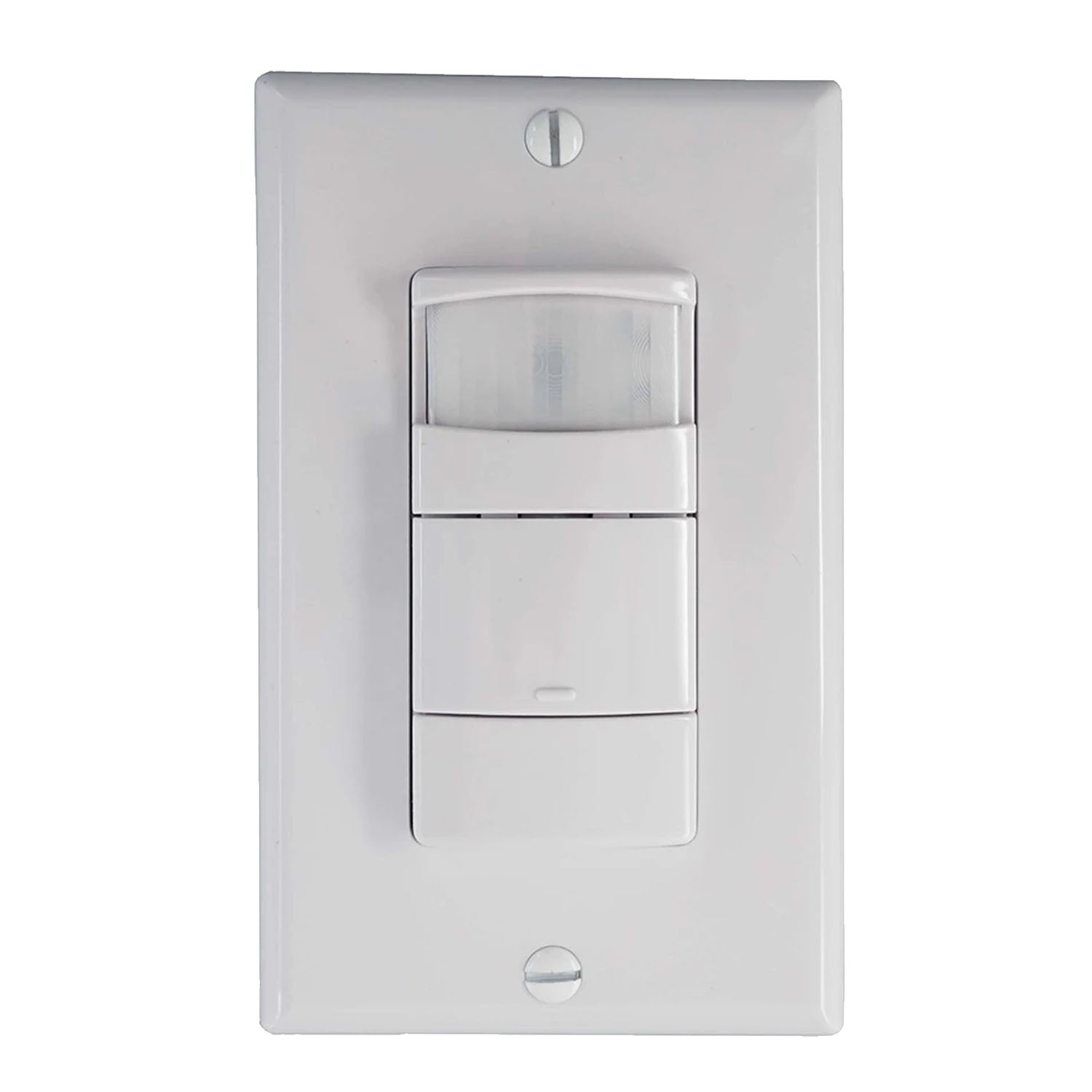 8 Amp Single Pole Occupancy Motion Sensor In-Wall Switch White