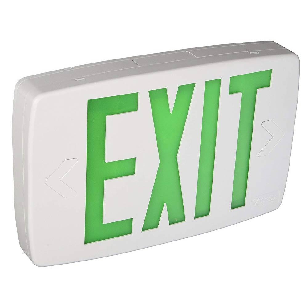 Lithonia LQM S W 3 G 120/277 EL N M6, LED Exit Sign 120/277V with ...