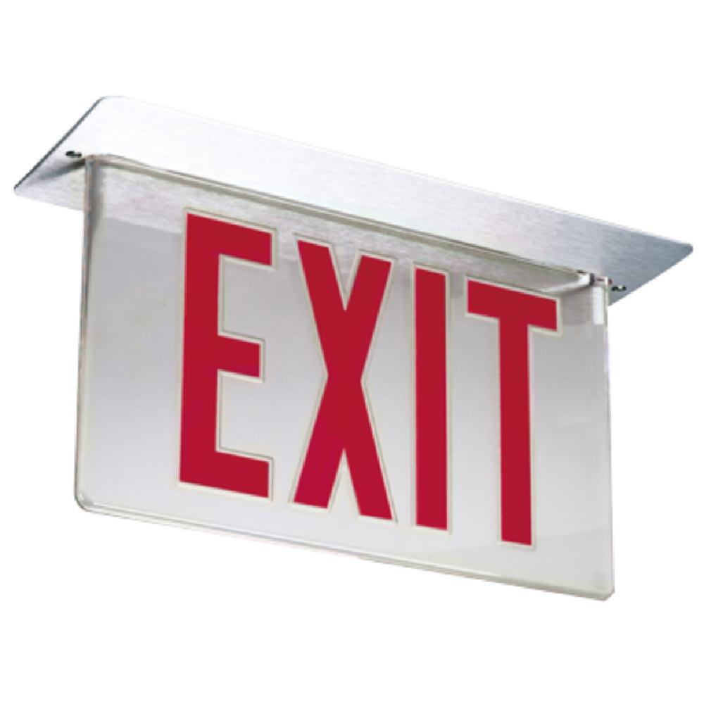 Lithonia LRP-1-RMR-120-277-TM - Edge-Lit LED Exit Sign