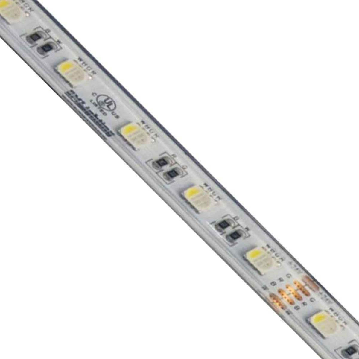 LTR-S Spec LED Strip Light, 16ft Reel, Color Changing RGB + 3000K, 210 Lumens per Ft, 24V