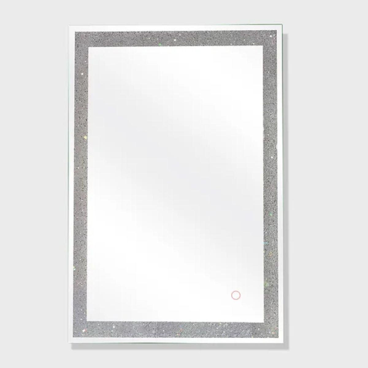 Edison Crystal 88 in. x 38 in. LED Wall Mirror - Bees Lighting