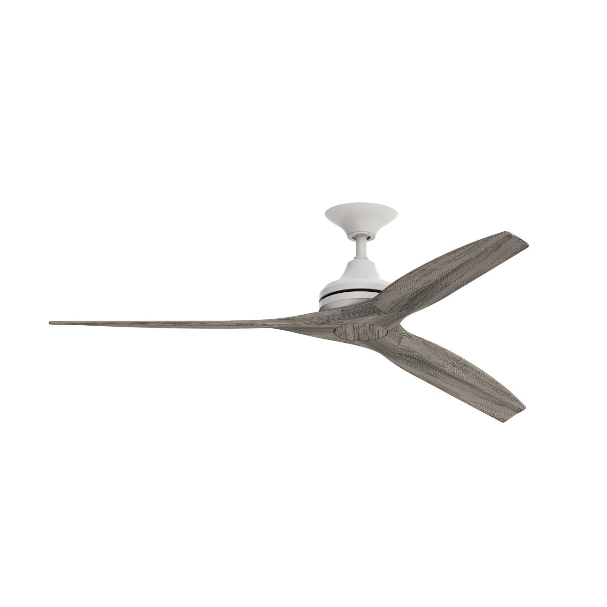 Spitfire Matte White 60 in. Ceiling Fan Motor, Blades Sold Separately