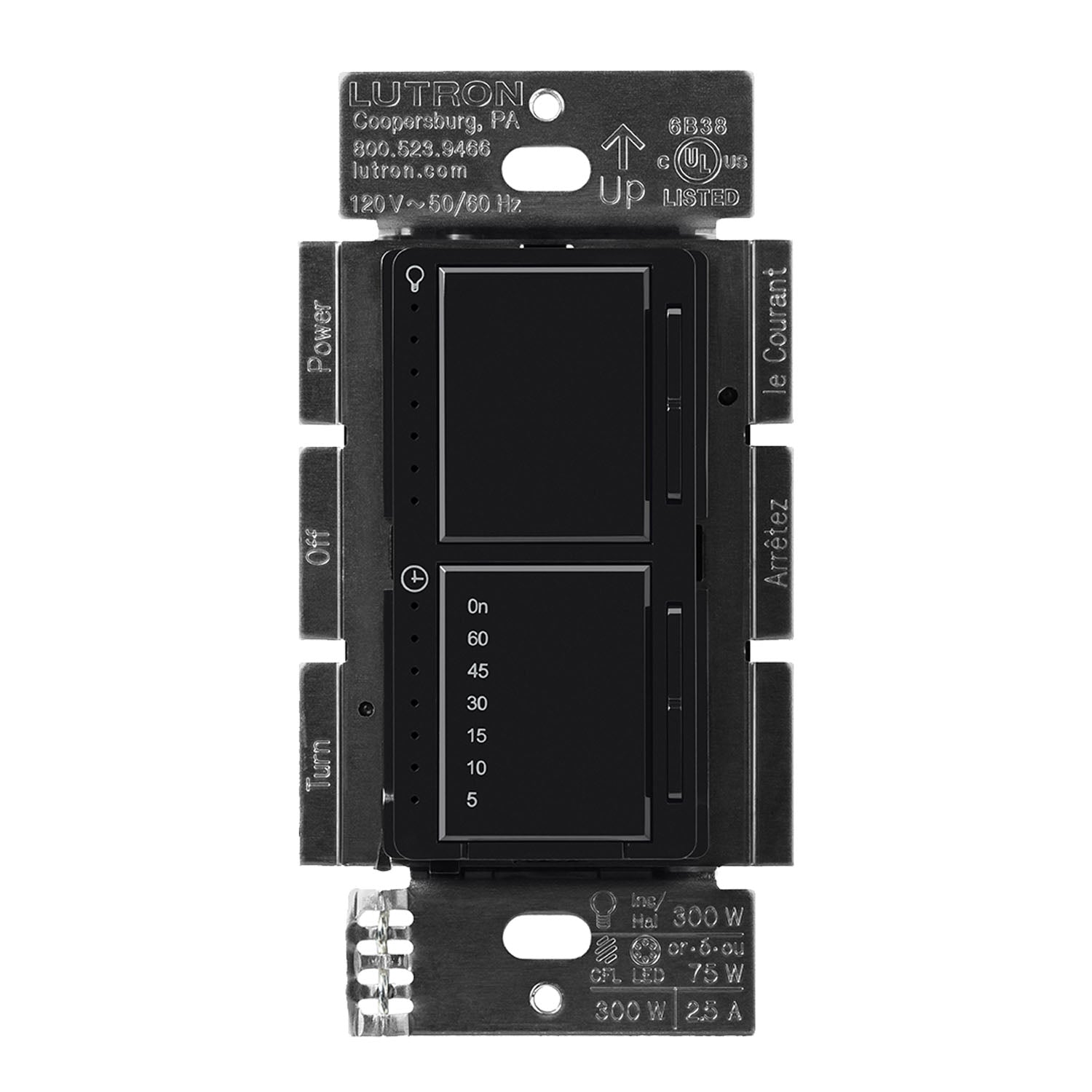 Lutron Maestro LED+ Dual Dimmer and Timer Switch - Bees Lighting