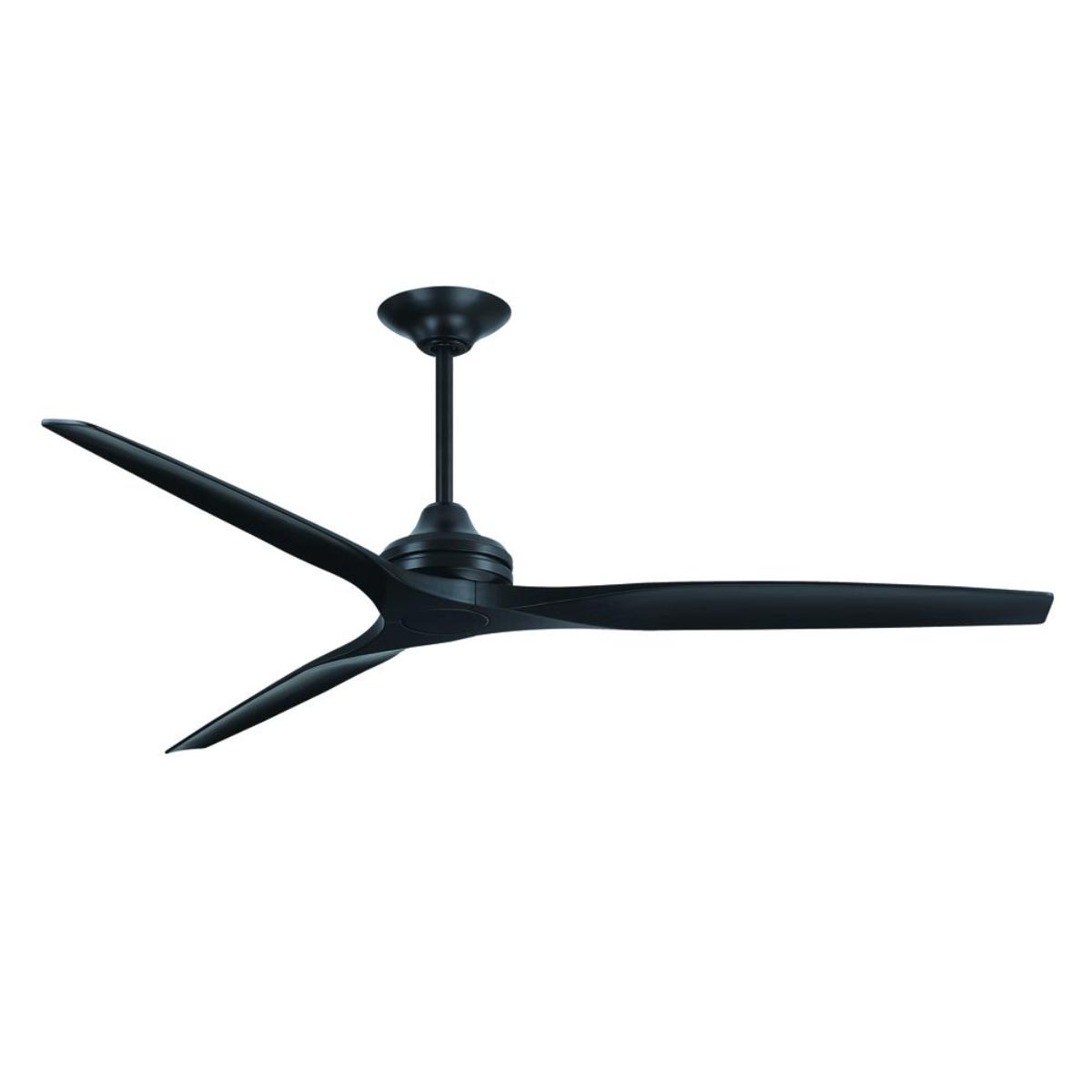 Spitfire DC Black 72 in. Ceiling Fan Motor, Blades Sold Separately