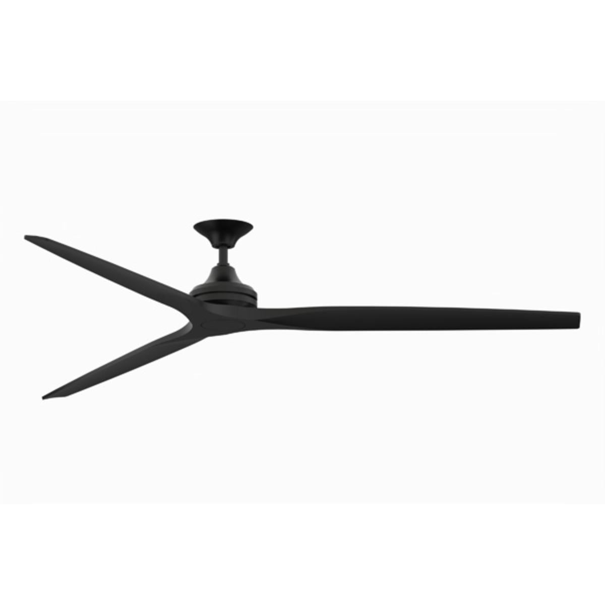 Spitfire DC Black 84 in. Ceiling Fan Motor, Blades Sold Separately - Bees Lighting