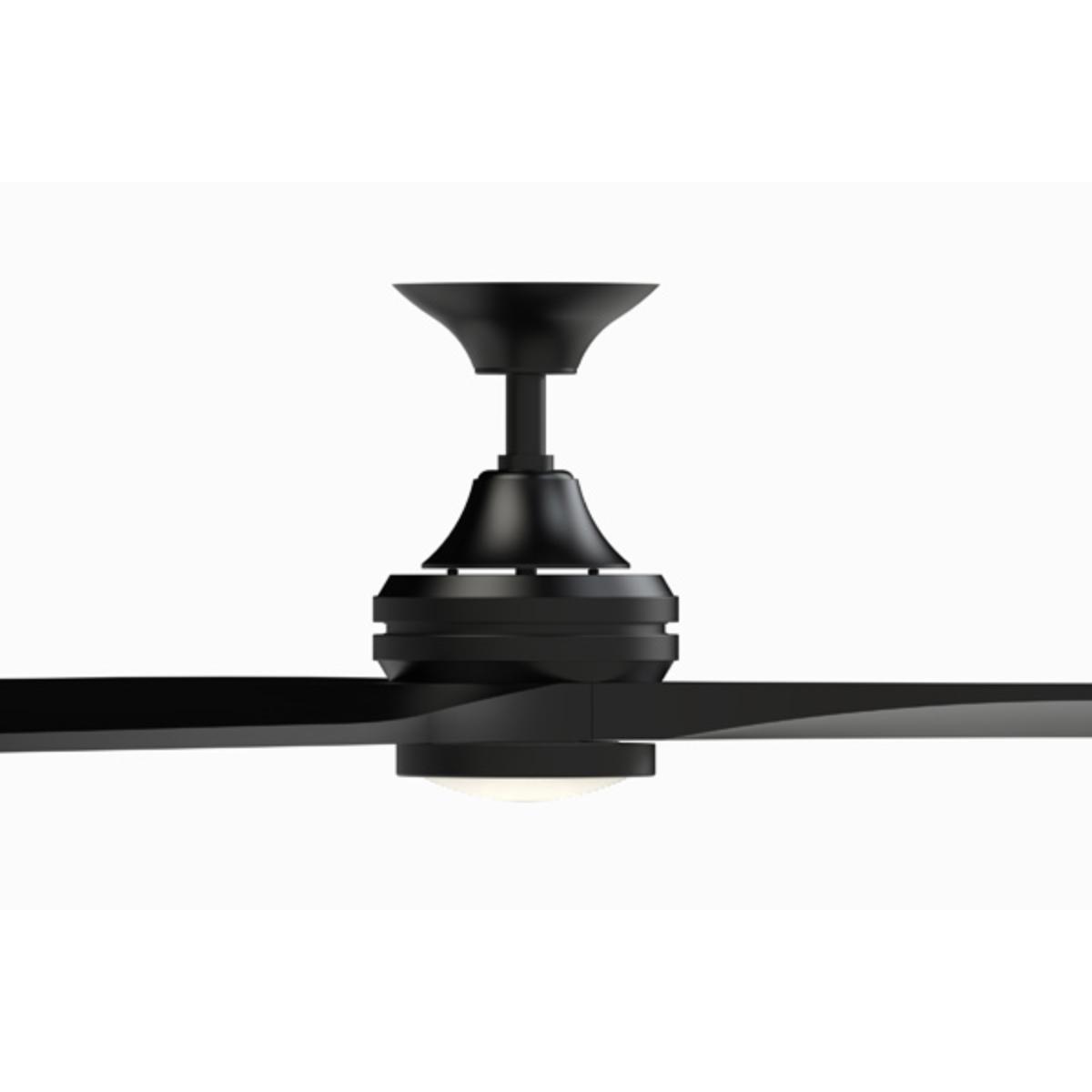 Spitfire DC Black 84 in. Ceiling Fan Motor, Blades Sold Separately - Bees Lighting