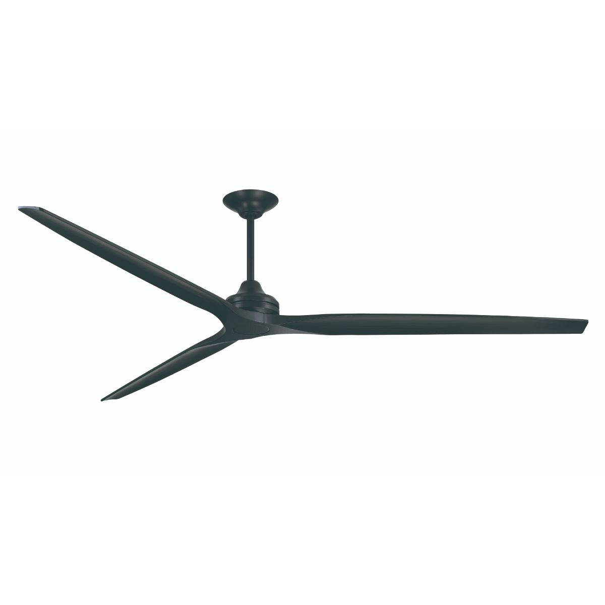 Spitfire DC Outdoor Ceiling Fan Motor With Remote, Black Finish, Set of 3 Blades Sold Separately