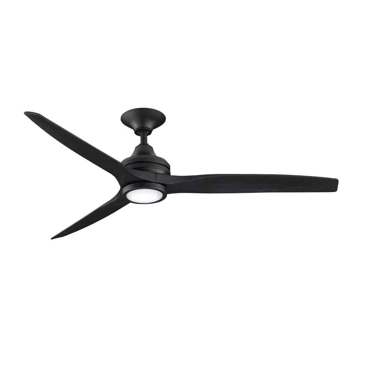 Spitfire DC Black Ceiling Fan Motor with Remote, 64-72-84-96 in. Blades Sold Separately - Bees Lighting