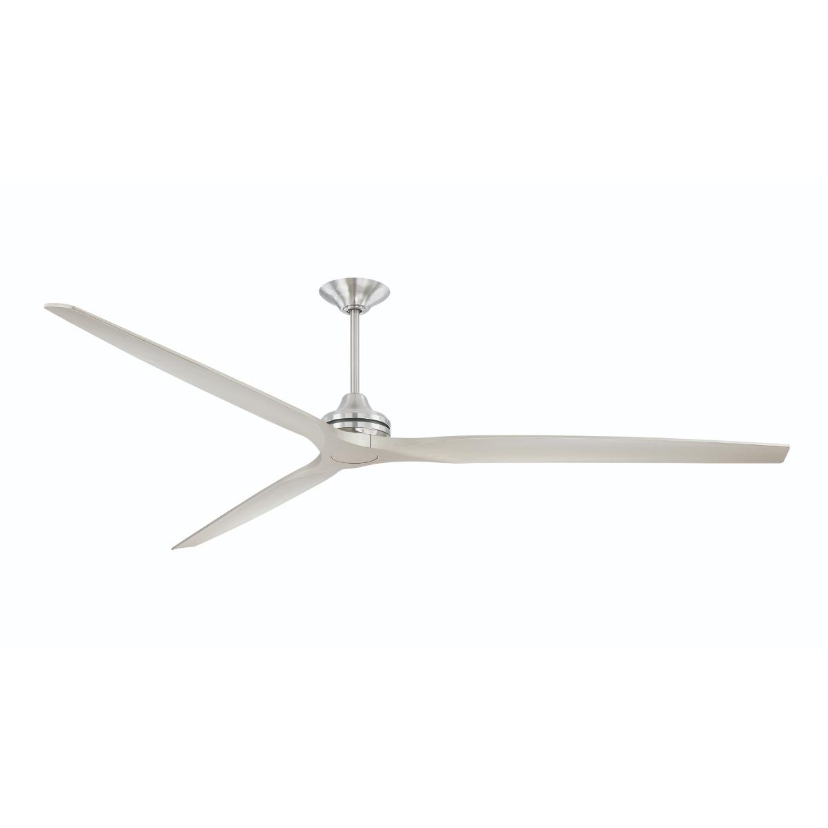 Spitfire DC Brushed Nickel 96 in. Ceiling Fan Motor, Blades Sold Separately