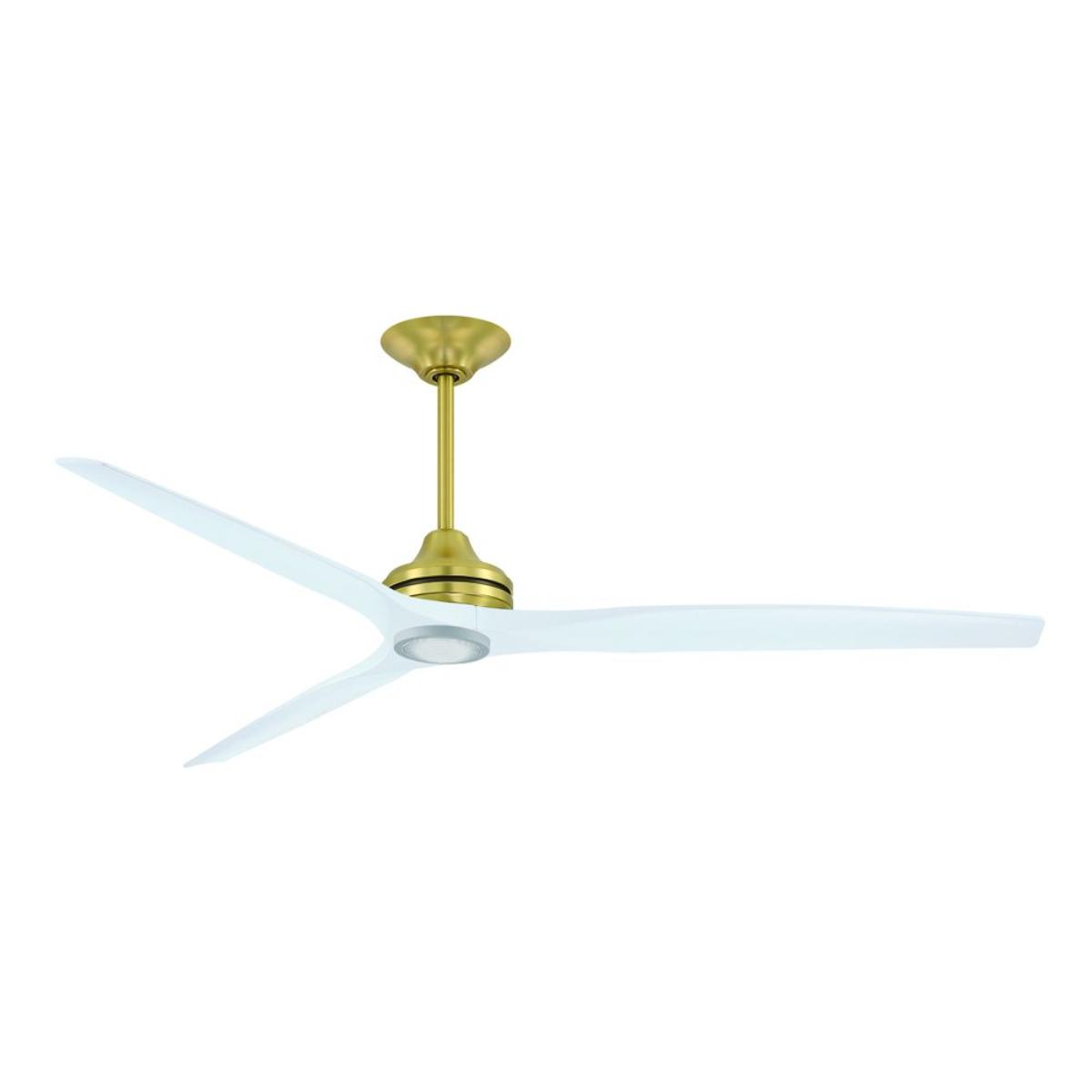 Spitfire DC Brushed Brass 84 in. Ceiling Fan Motor, Blades Sold Separately