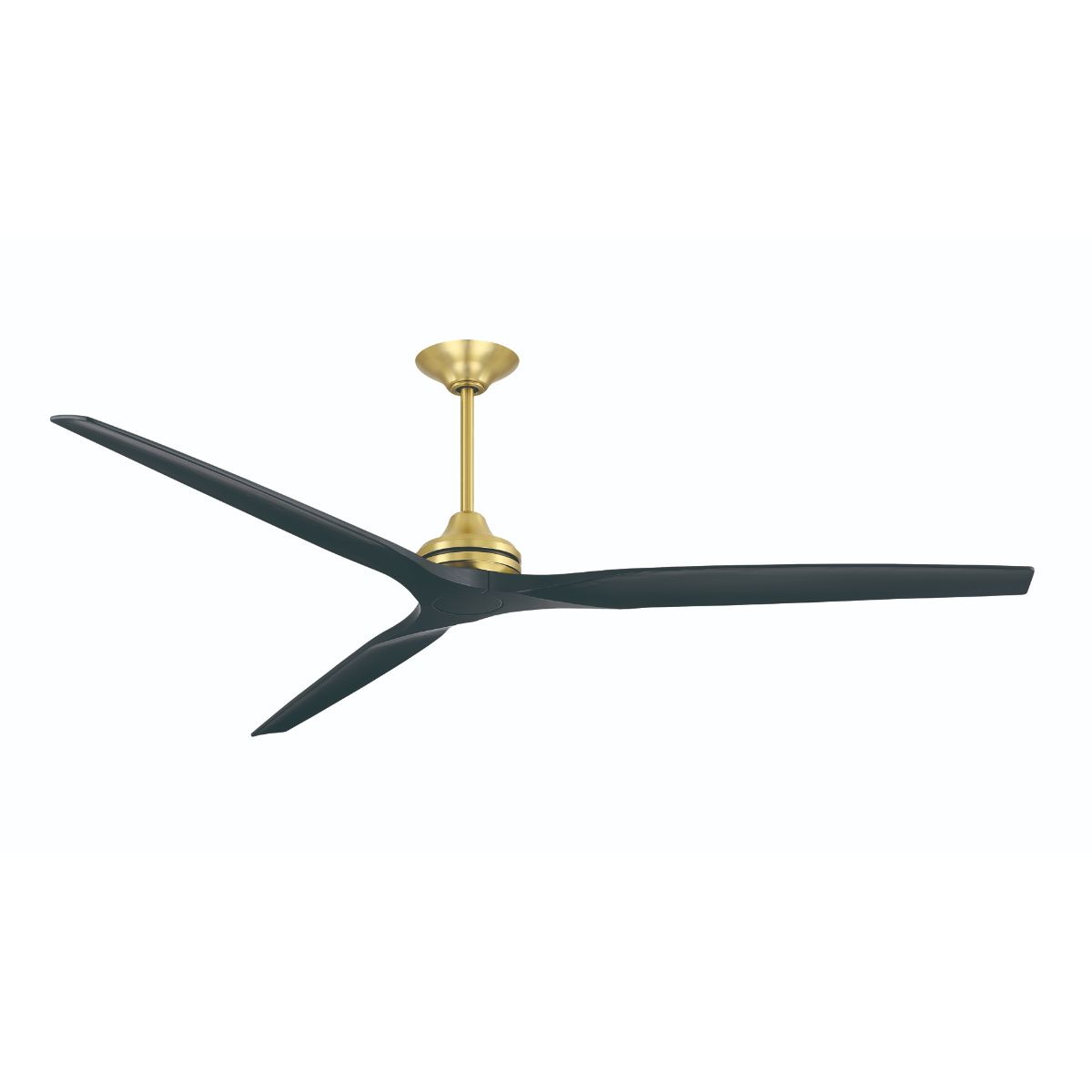 Spitfire DC Brushed Brass 64 in. Ceiling Fan Motor, Blades Sold Separately - Bees Lighting