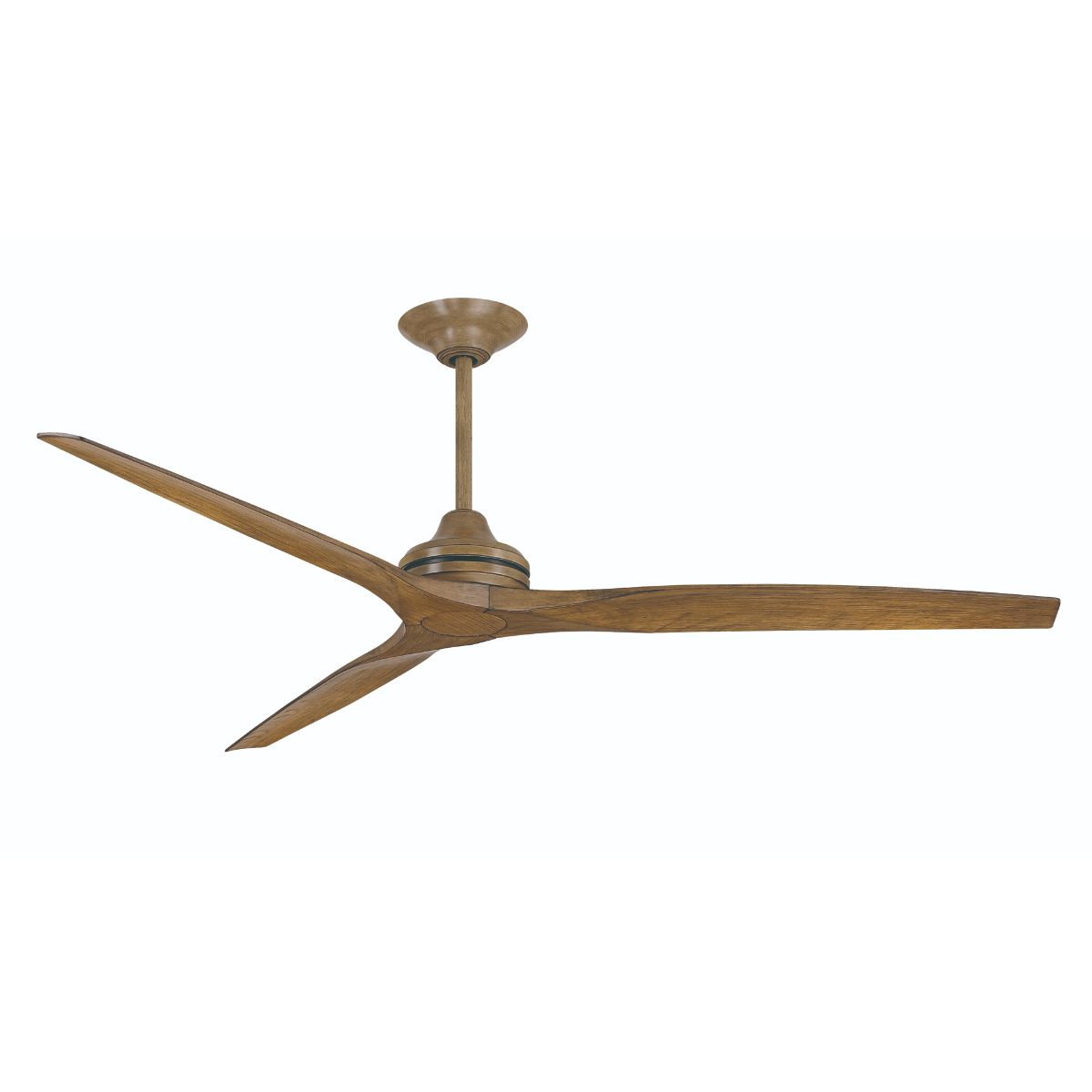 Spitfire DC Outdoor Ceiling Fan Motor With Remote, Driftwood Finish, Set of 3 Blades Sold Separately
