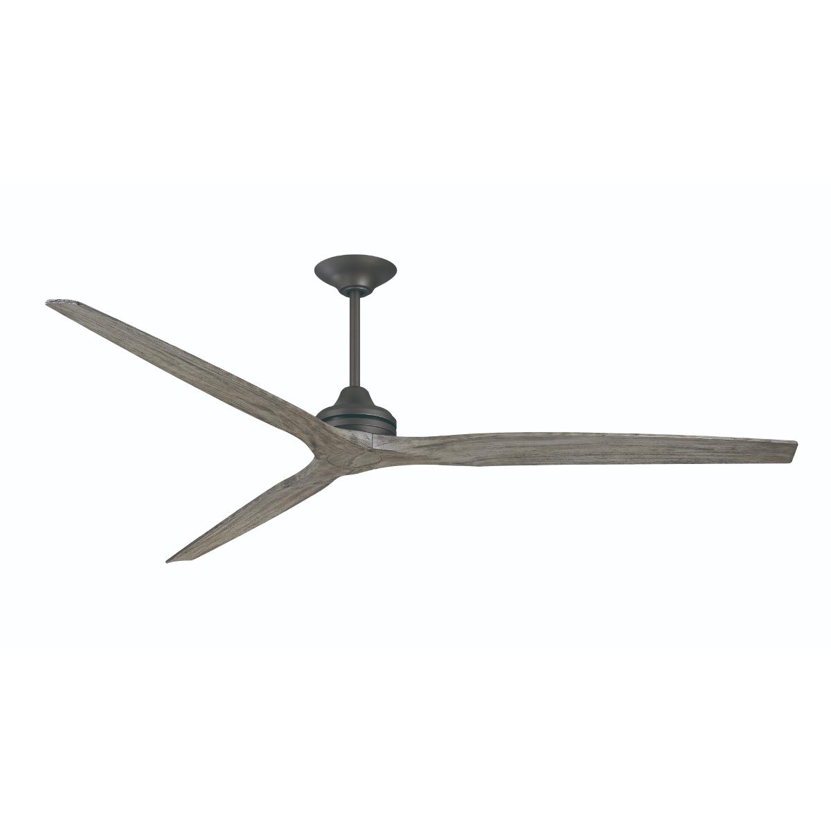 Spitfire DC Matte Greige 84 in. Ceiling Fan Motor, Blades Sold Separately