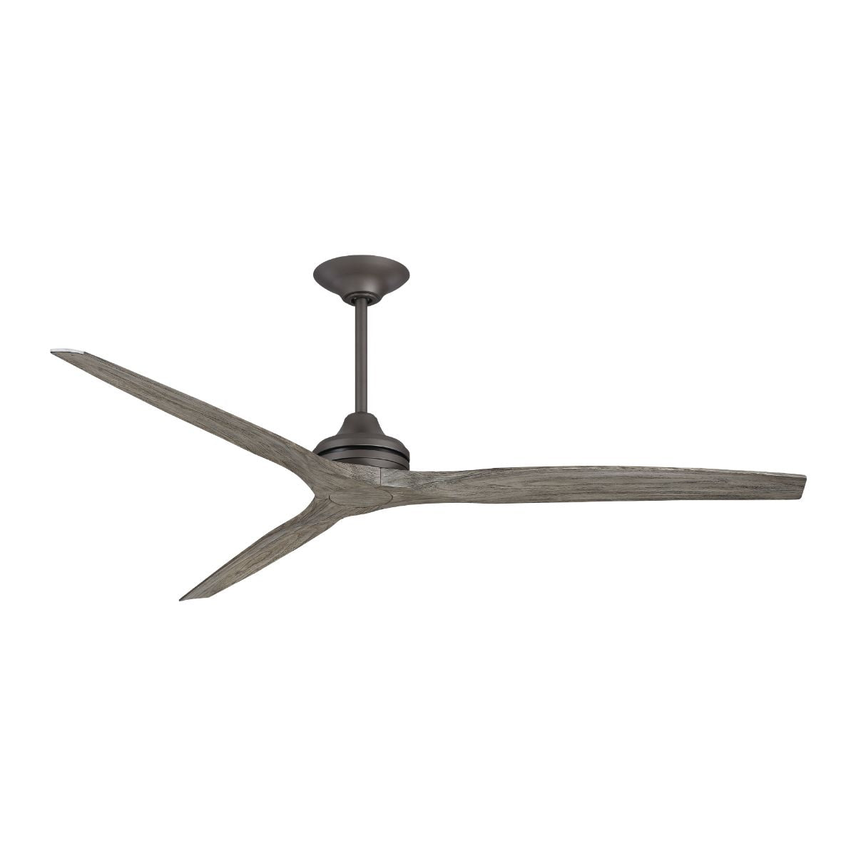 Spitfire DC Outdoor Ceiling Fan Motor With Remote, Matte Greige Finish, Set of 3 Blades Sold Separately