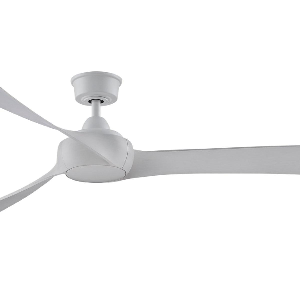 Wrap Custom Indoor/Outdoor Ceiling Fan Motor With Remote, Matte White Finish, 44-60" Blades Sold Separately - Bees Lighting