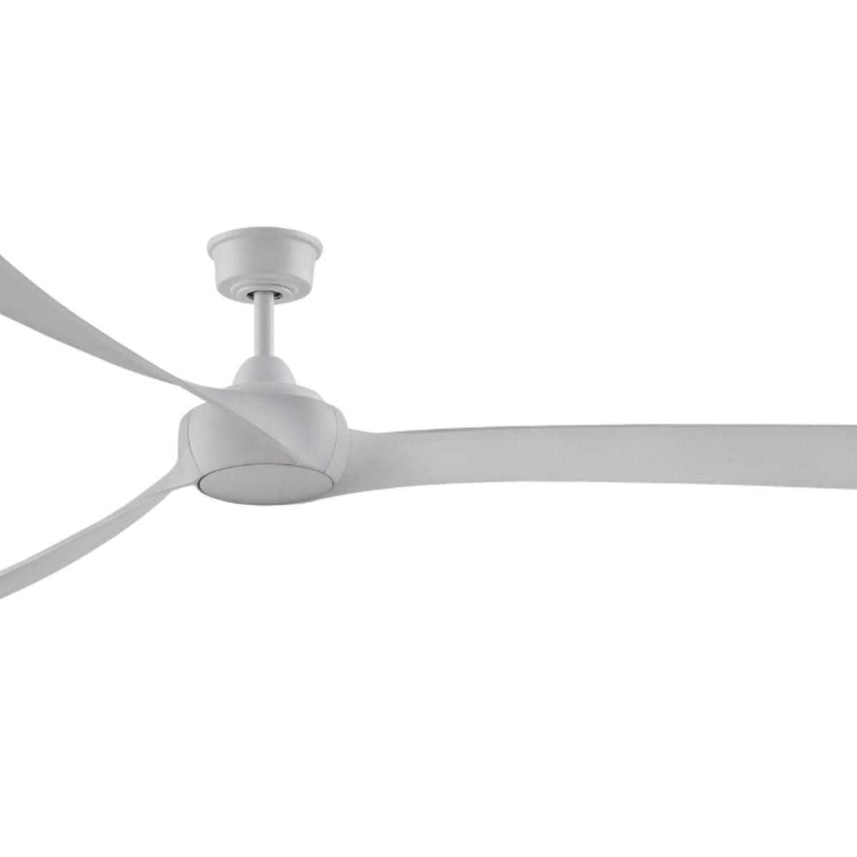 Wrap Custom Indoor/Outdoor Ceiling Fan Motor With Remote, Matte White Finish, 64-84" Blades Sold Separately - Bees Lighting