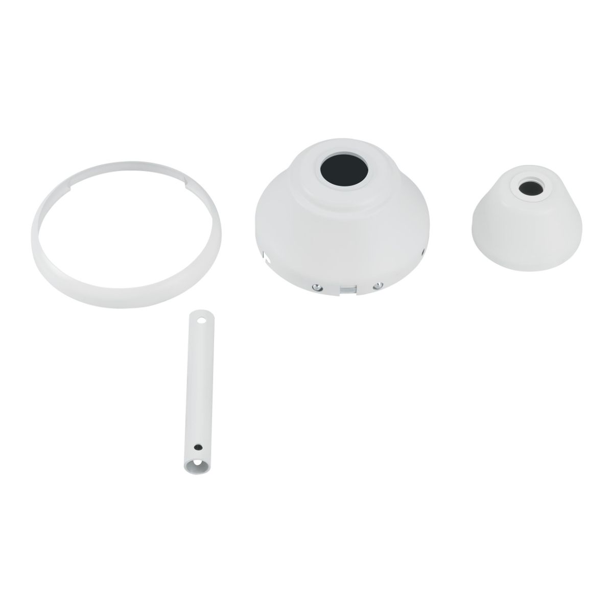 Maverick LED Ceiling Fan Custom Finish Kit Matte White Finish - Bees Lighting