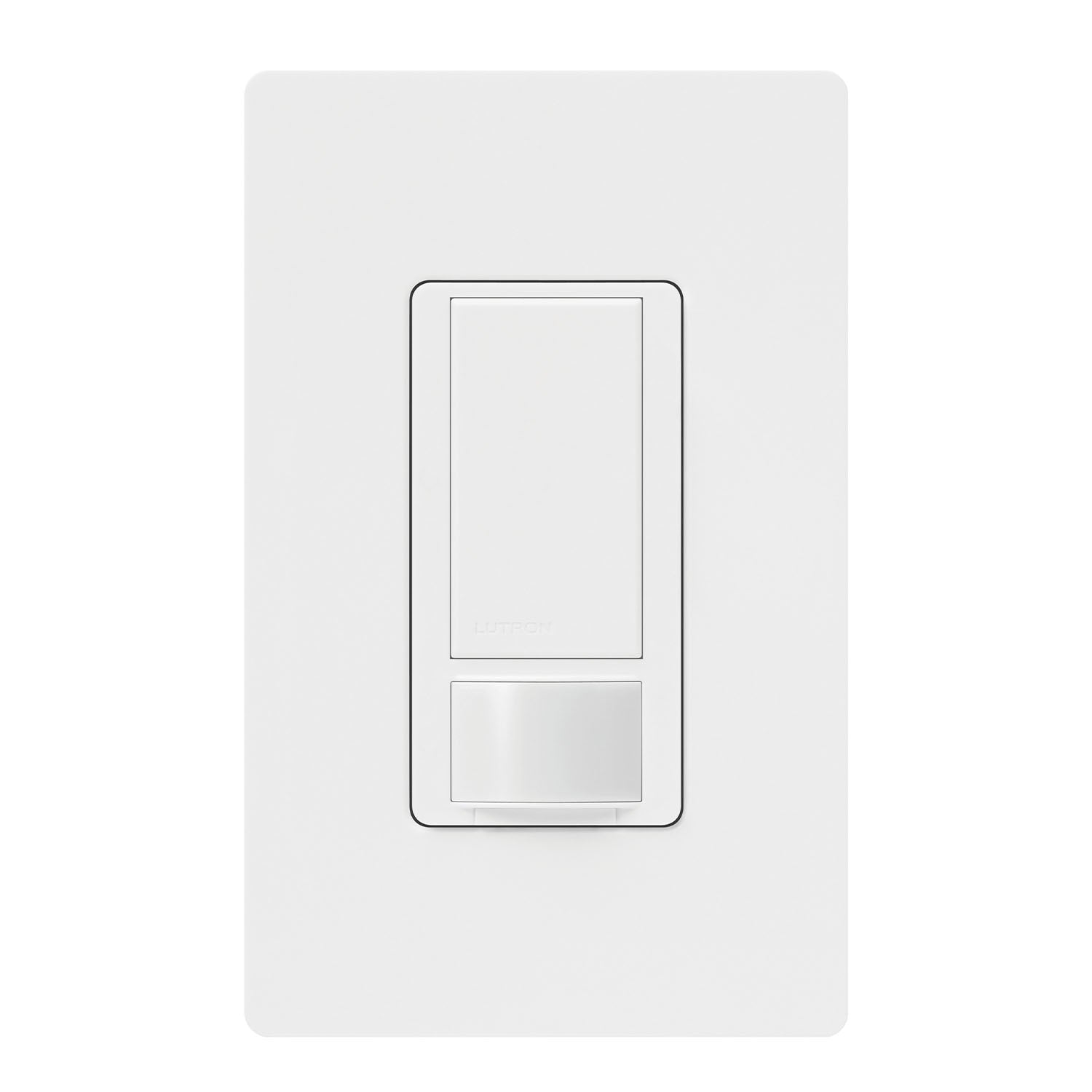 Maestro 120V Occupancy/Vacancy Motion Sensor Light Switch PIR, Single Pole, White