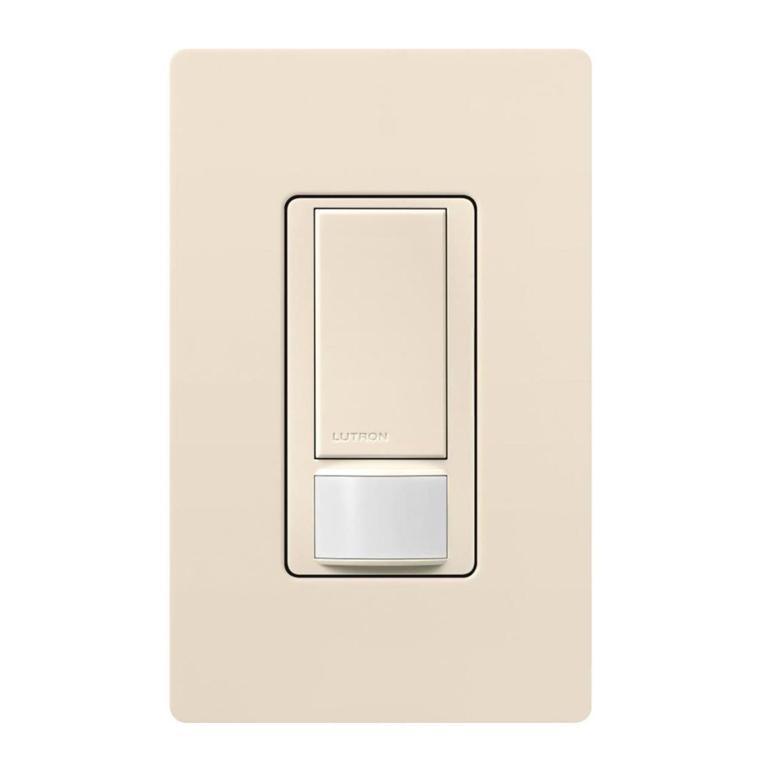 Maestro 120V Occupancy/Vacancy Motion Sensor Switch PIR, 3-Way/Multi-Location, Light Almond