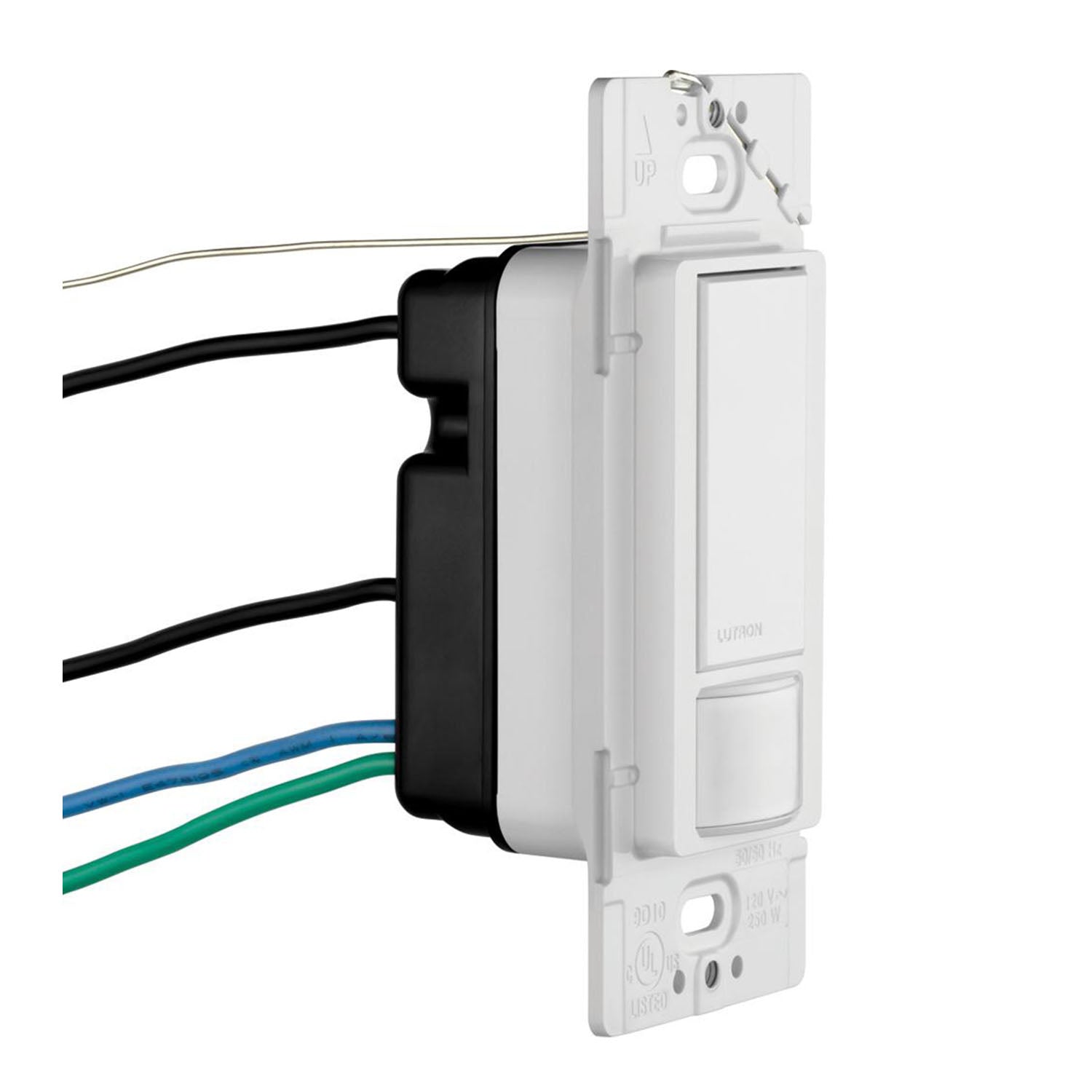 Maestro 120V Occupancy/Vacancy Motion Sensor Switch PIR, 3-Way/Multi-Location, Light Almond