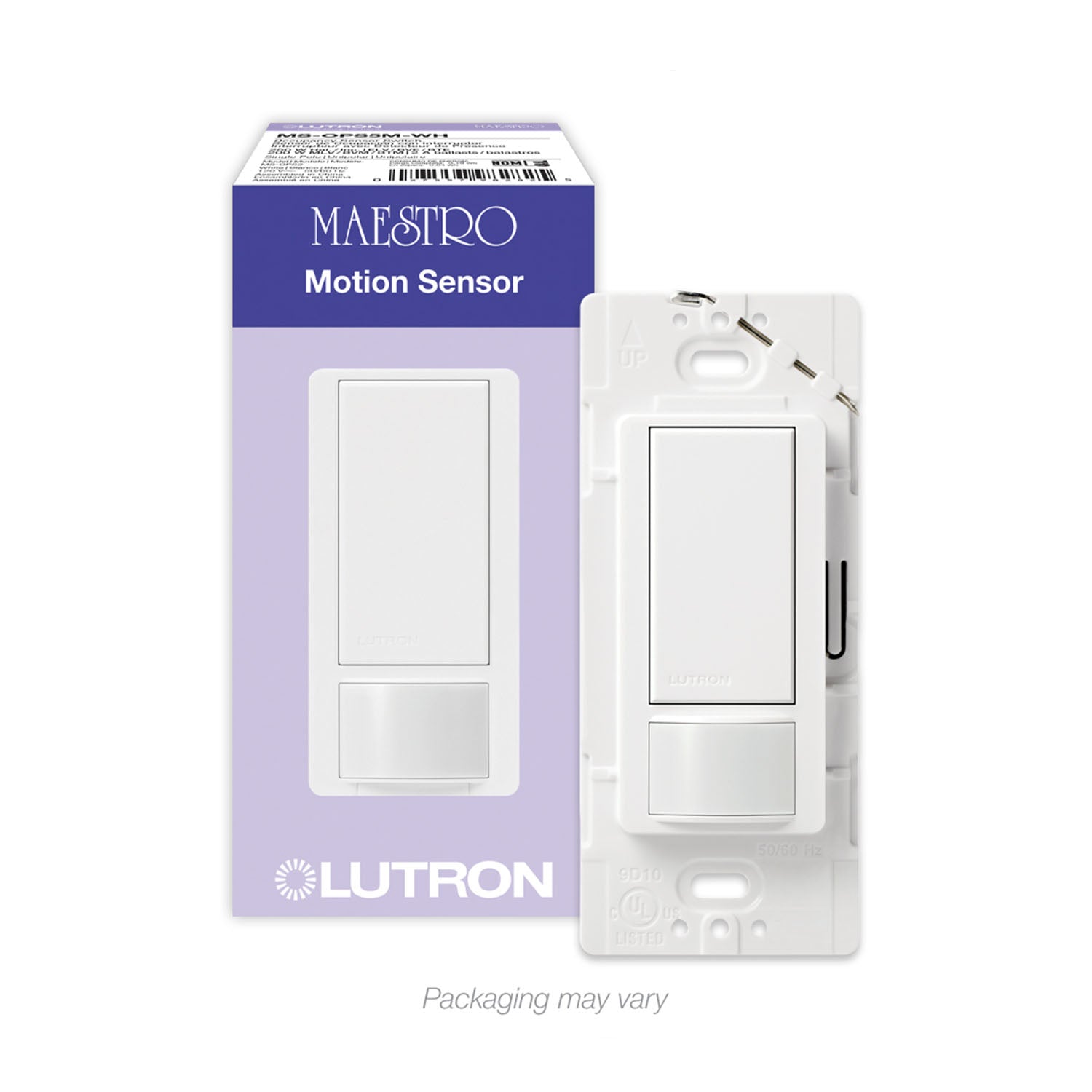 Maestro 120V Occupancy/Vacancy Motion Sensor Switch PIR, 3-Way/Multi-Location, White