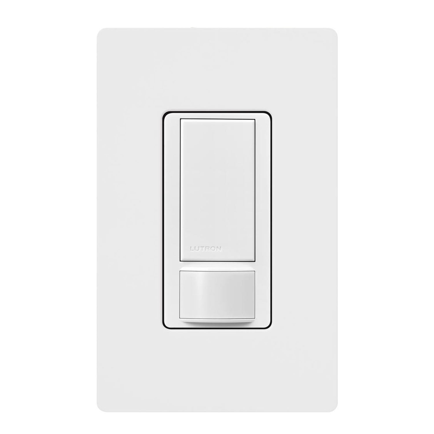 Maestro PIR 180° Occupancy|Vacancy Sensor Wall Switch, 3-Way or Multi-Location, 6 Amps, 120-277V, White